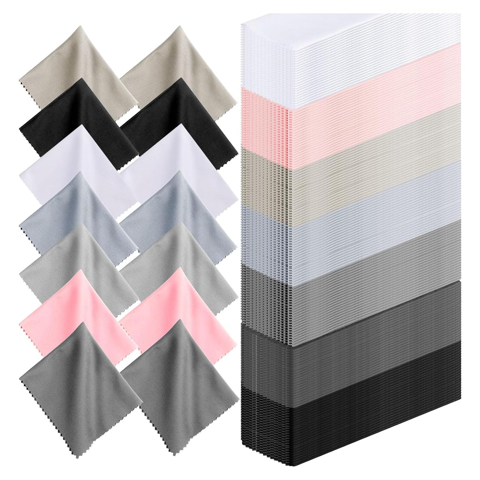 300 Paños de Microfibra Leelosp para Limpieza de Gafas