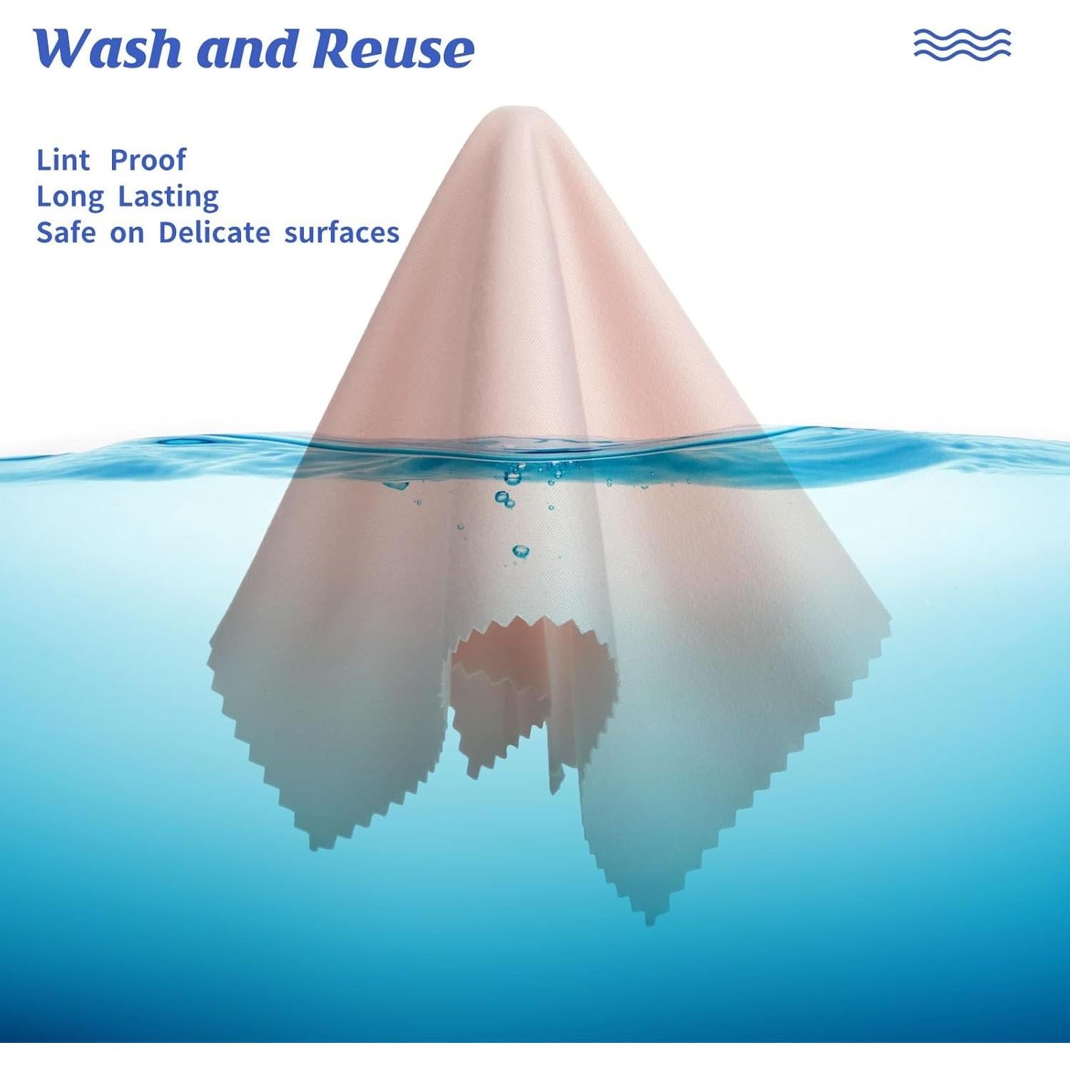 300 Paños de Microfibra Leelosp para Limpieza de Gafas