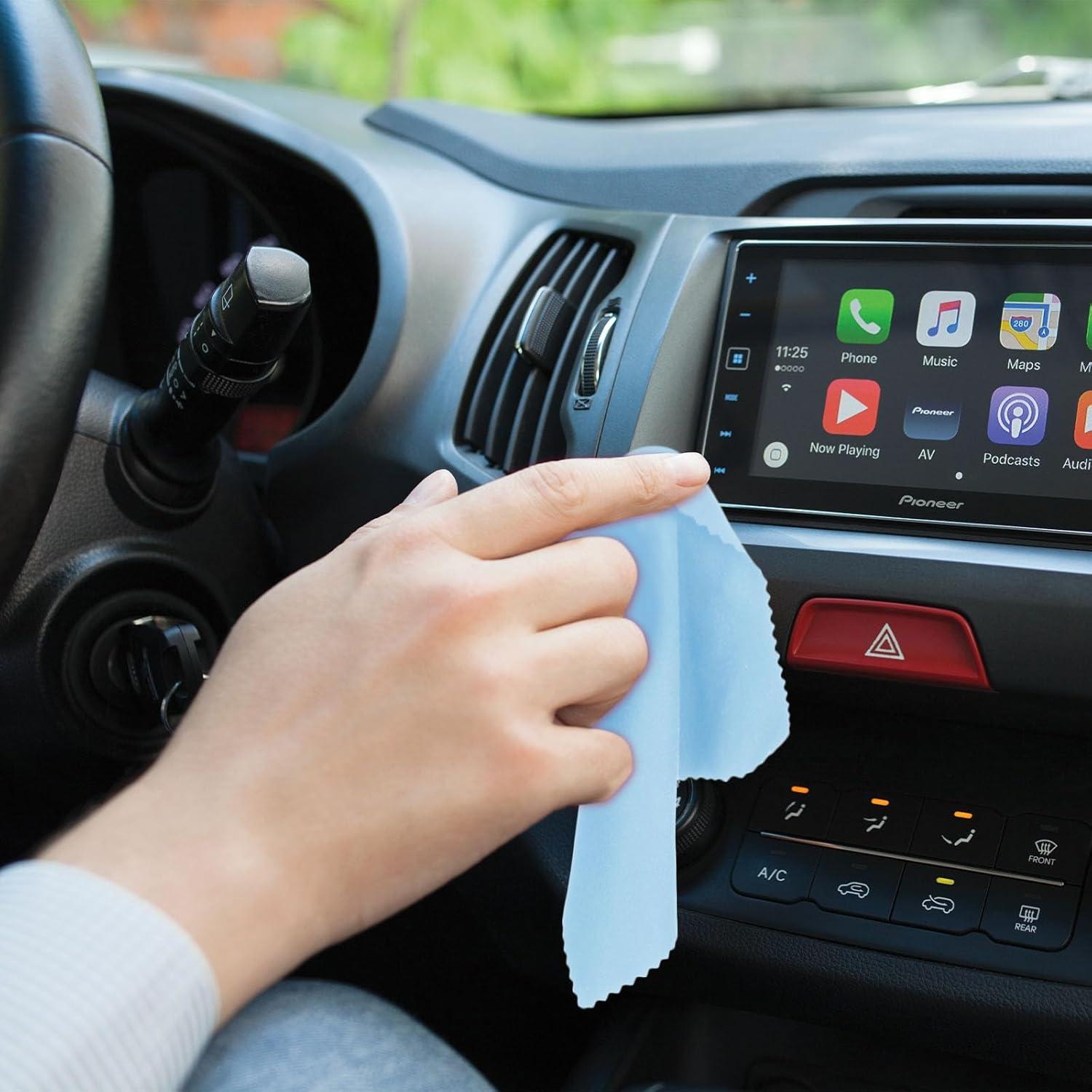 300 Paños de Microfibra para Gafas Leelosp Cielo Azul