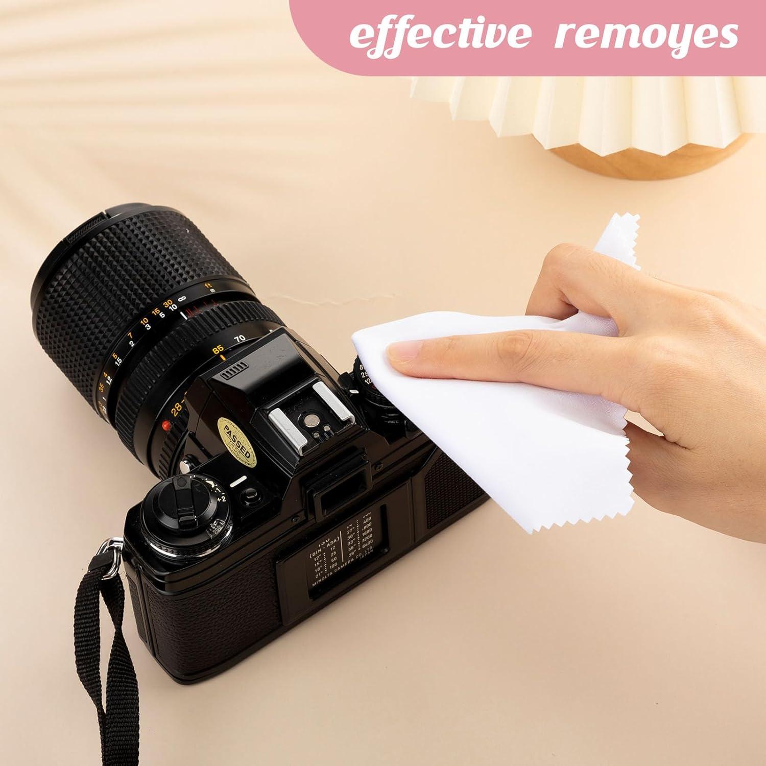 300 Paños de Microfibra para Gafas Leelosp 15x18 cm