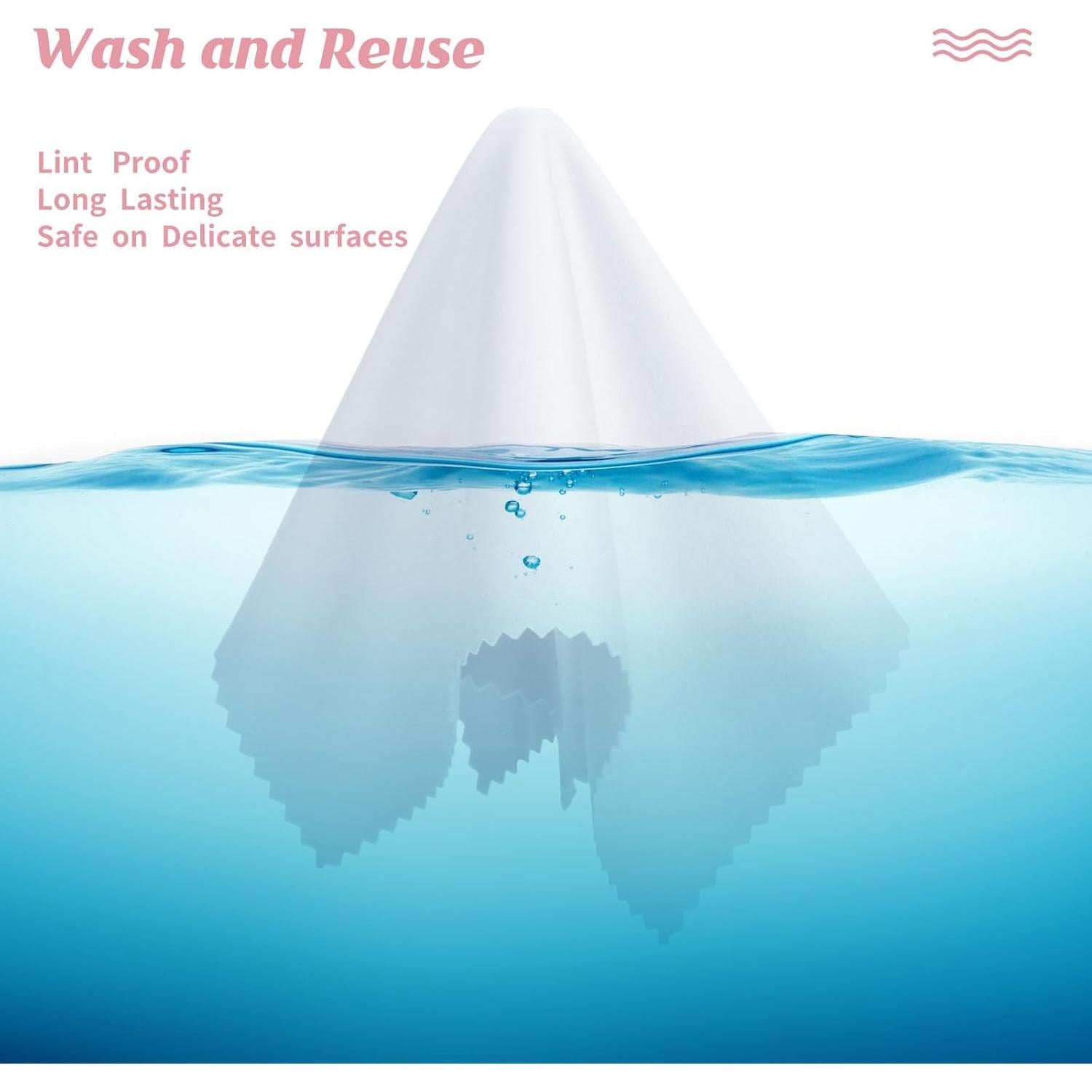 300 Paños de Microfibra para Gafas Leelosp 15x18 cm