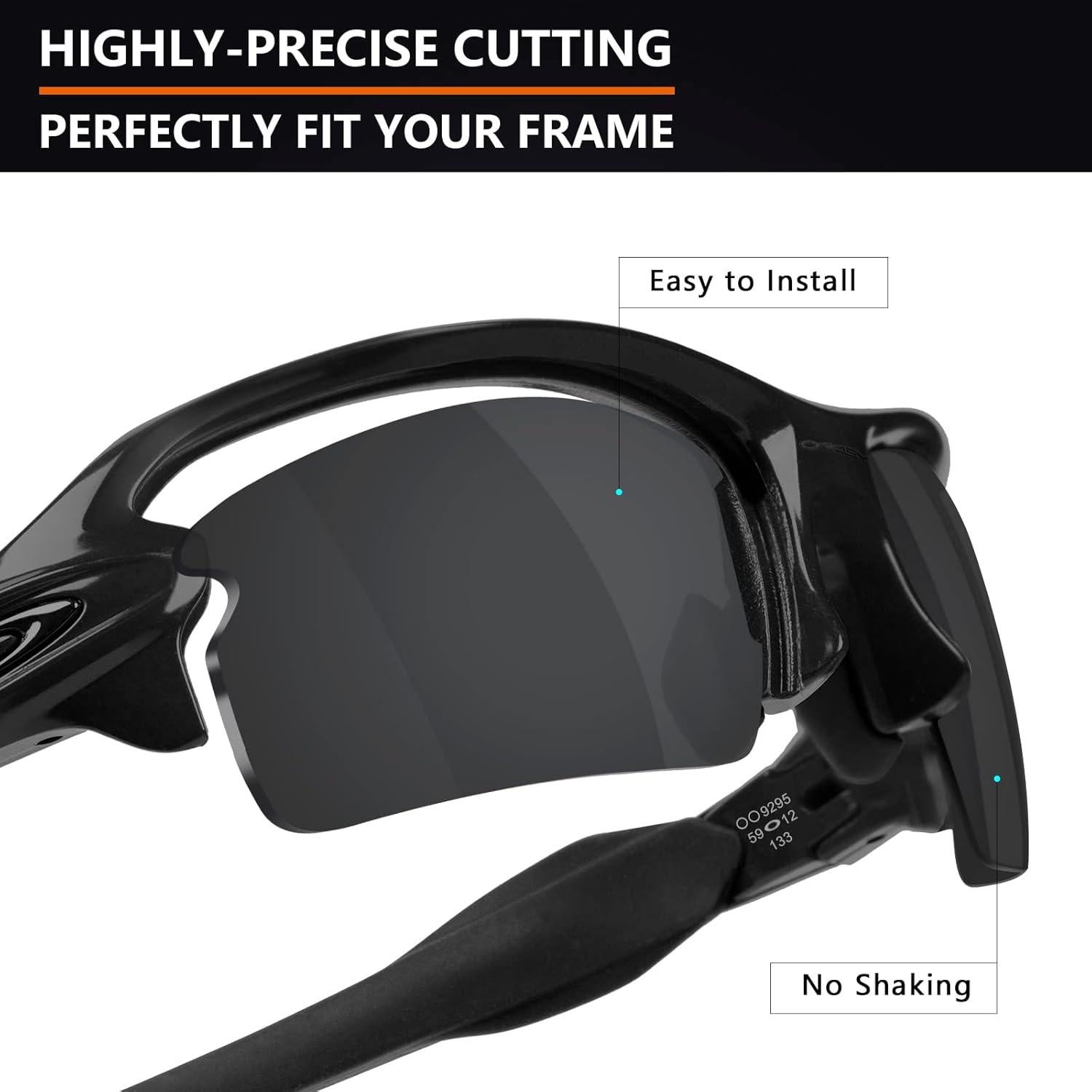 Lentes de Reemplazo Polarizados Alphax para Oakley Flak 2.0