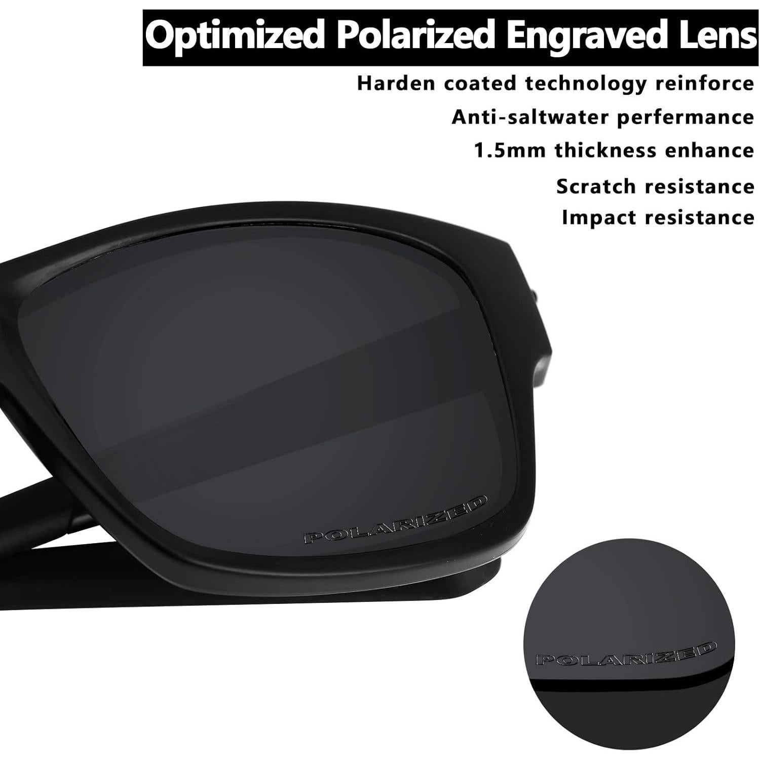 Lentes de Reemplazo Polarizados Alphax para Oakley Flak 2.0