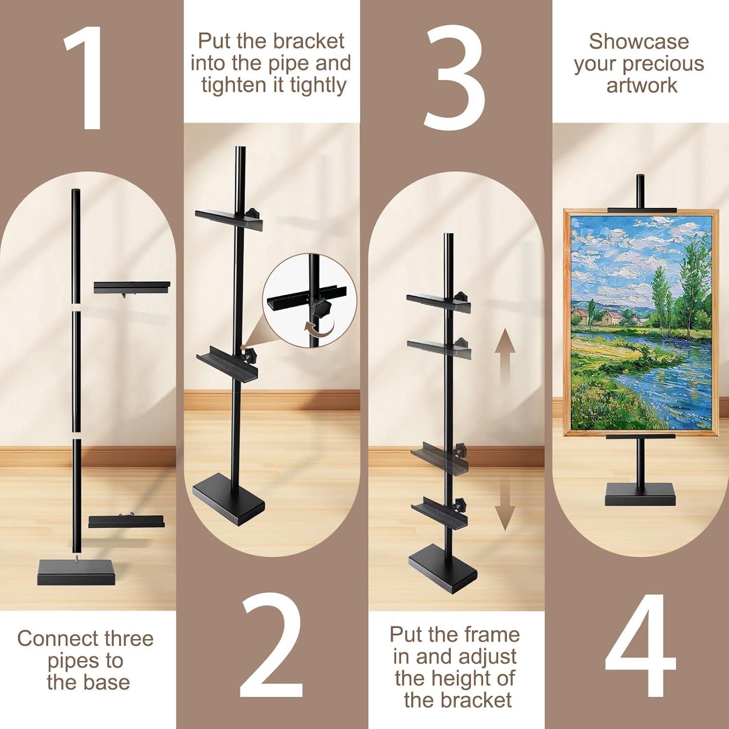 Soporte de Caballete Ajustable AZEAM para Marcos hasta 73.66 cm