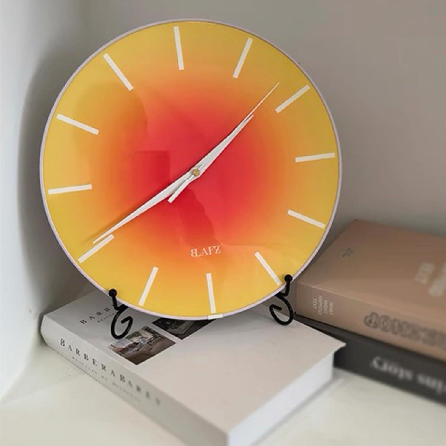 Paquete de 12 Soportes de Exhibición de Hierro Negro 10.4x9.4 cm