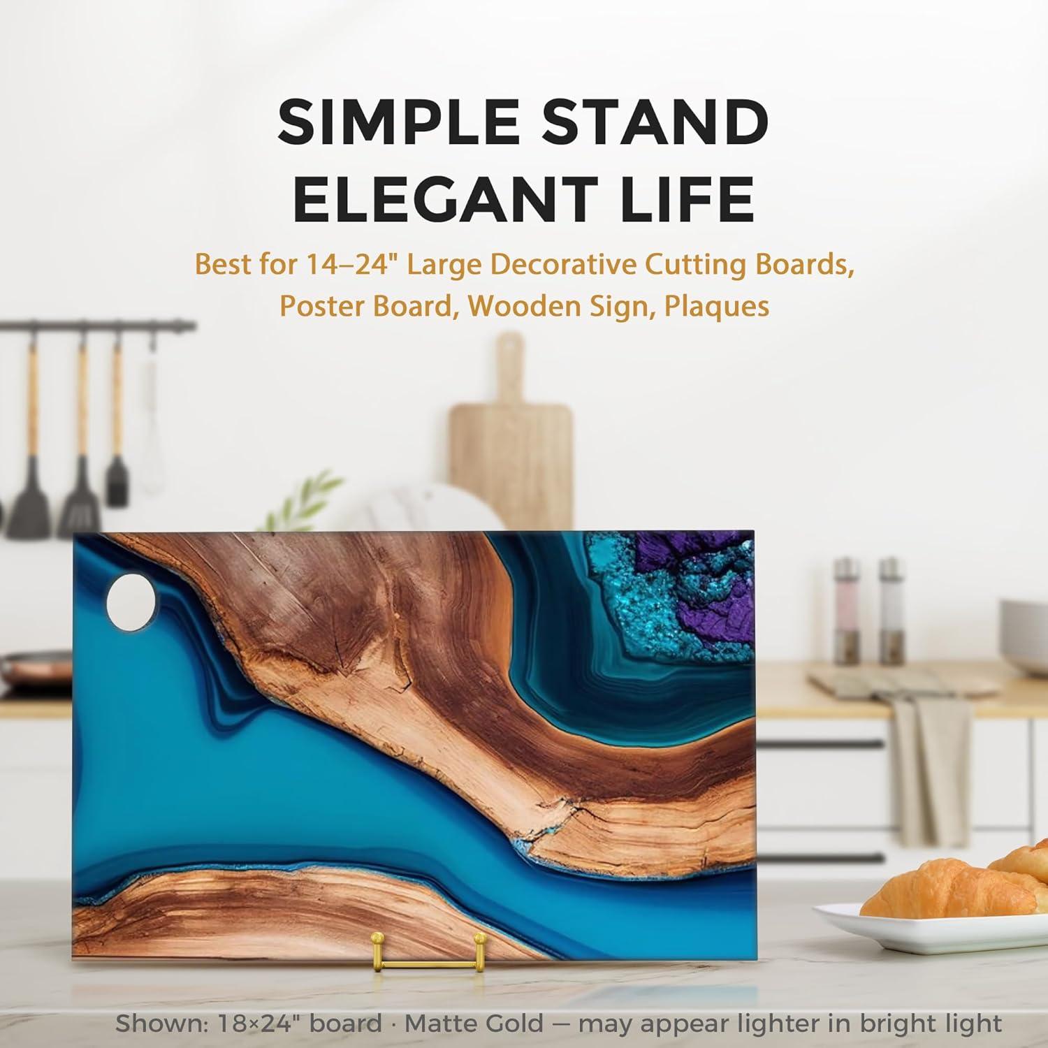 Soporte de Platos Grande TR-LIFE 30.48 cm Oro - 2 Piezas