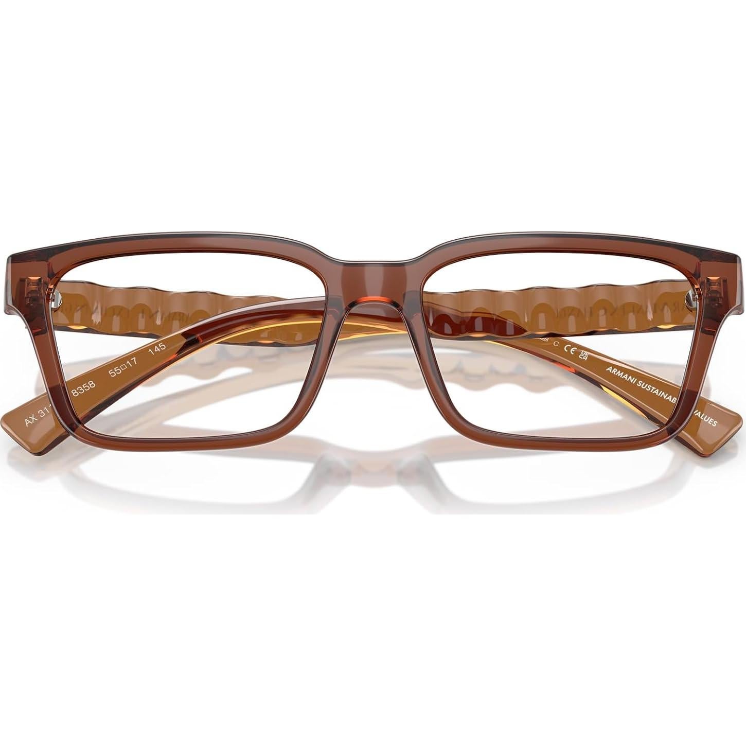 Montura de Gafas Recetadas Armani Exchange AX3116F Marrón