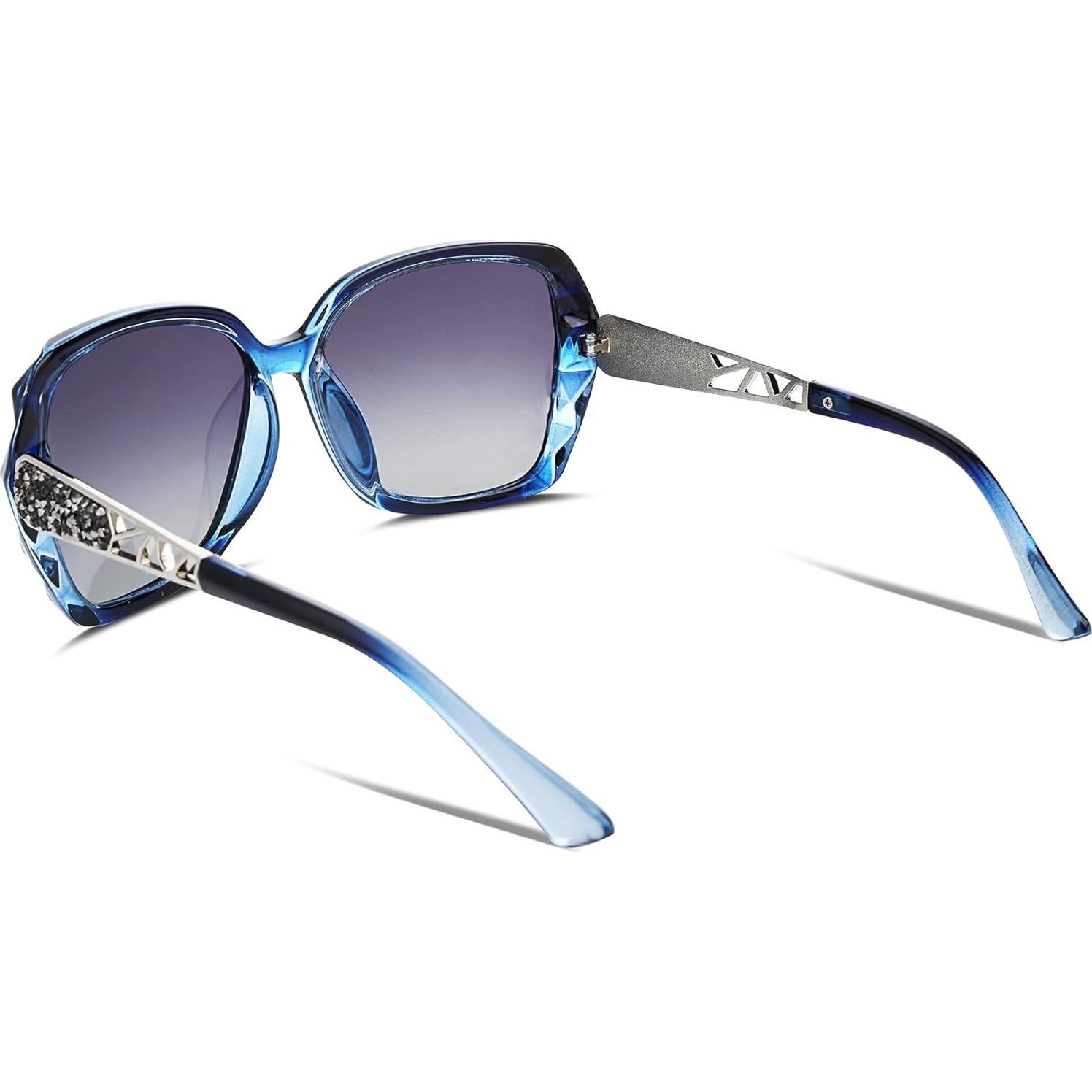 Gafas de Sol Polarizadas FEISEDY B2289 para Mujeres Azul