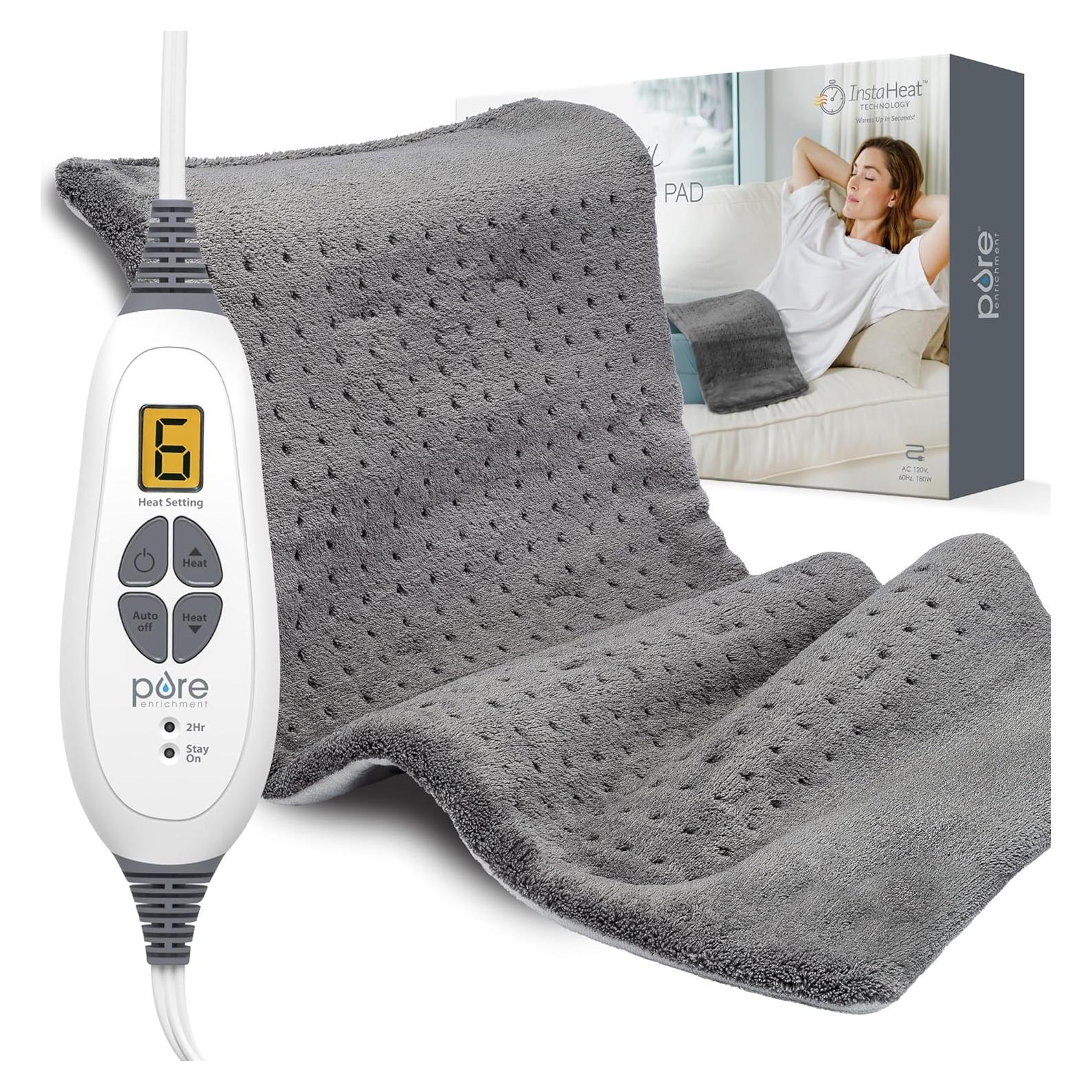Almohadilla Térmica Pure Enrichment 30x60 cm 6 Niveles Calor