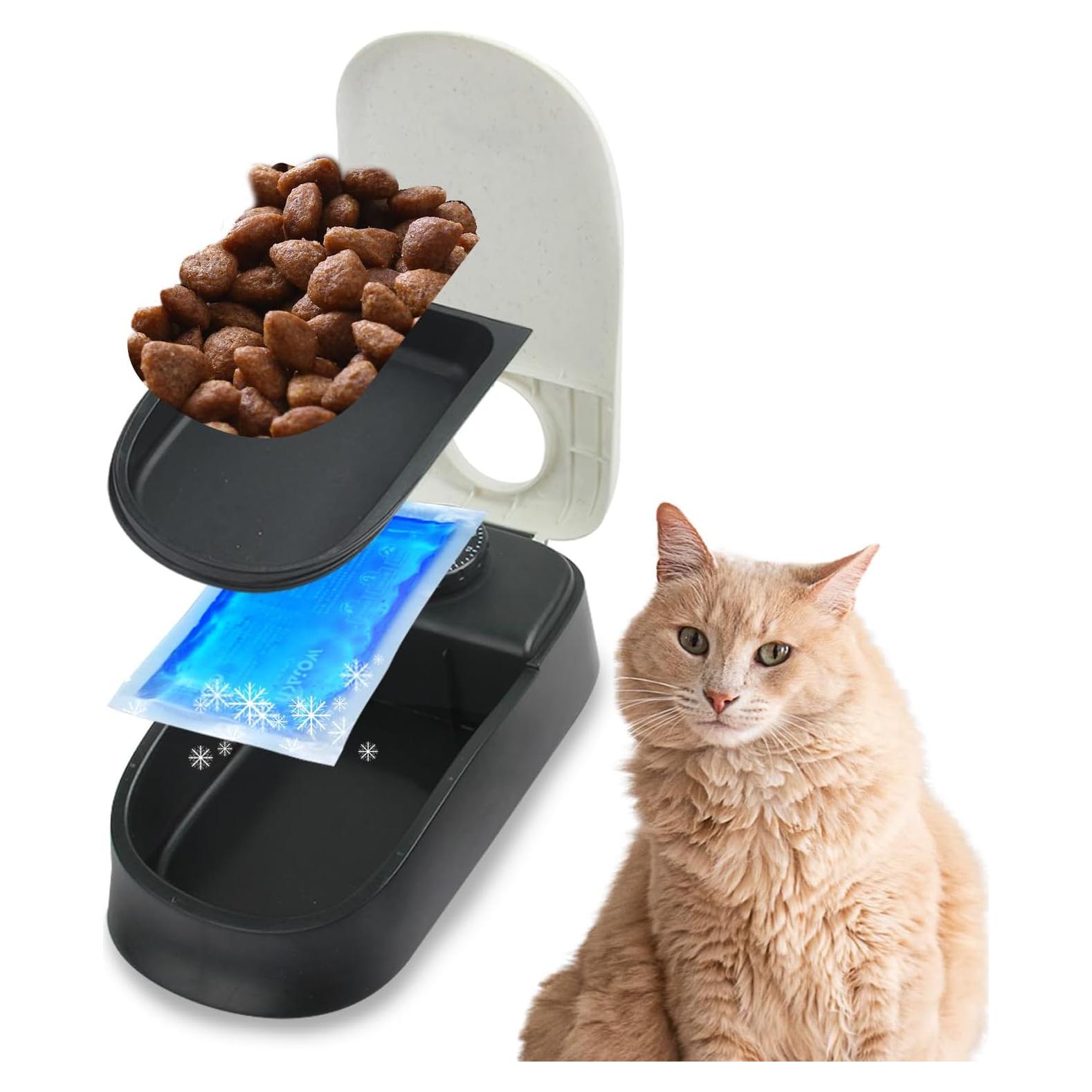 Comedero Automático PAWISE 1.5 Tazas con Temporizador 48h