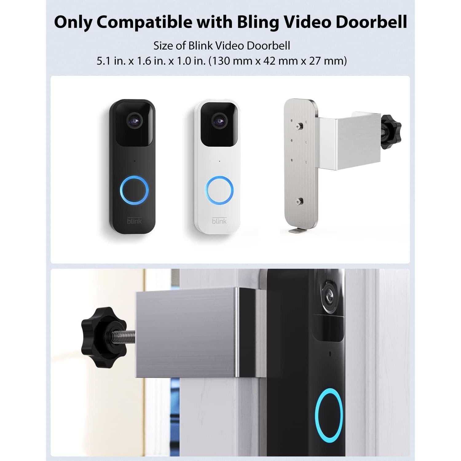 Soporte antirrobo Stouchi para timbre Blink - Plateado