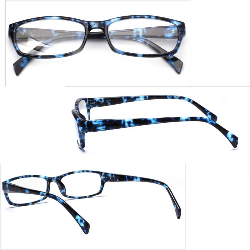 Gafas de Lectura Henotin 5-Pack Anti Luz Azul UV400 Unisex