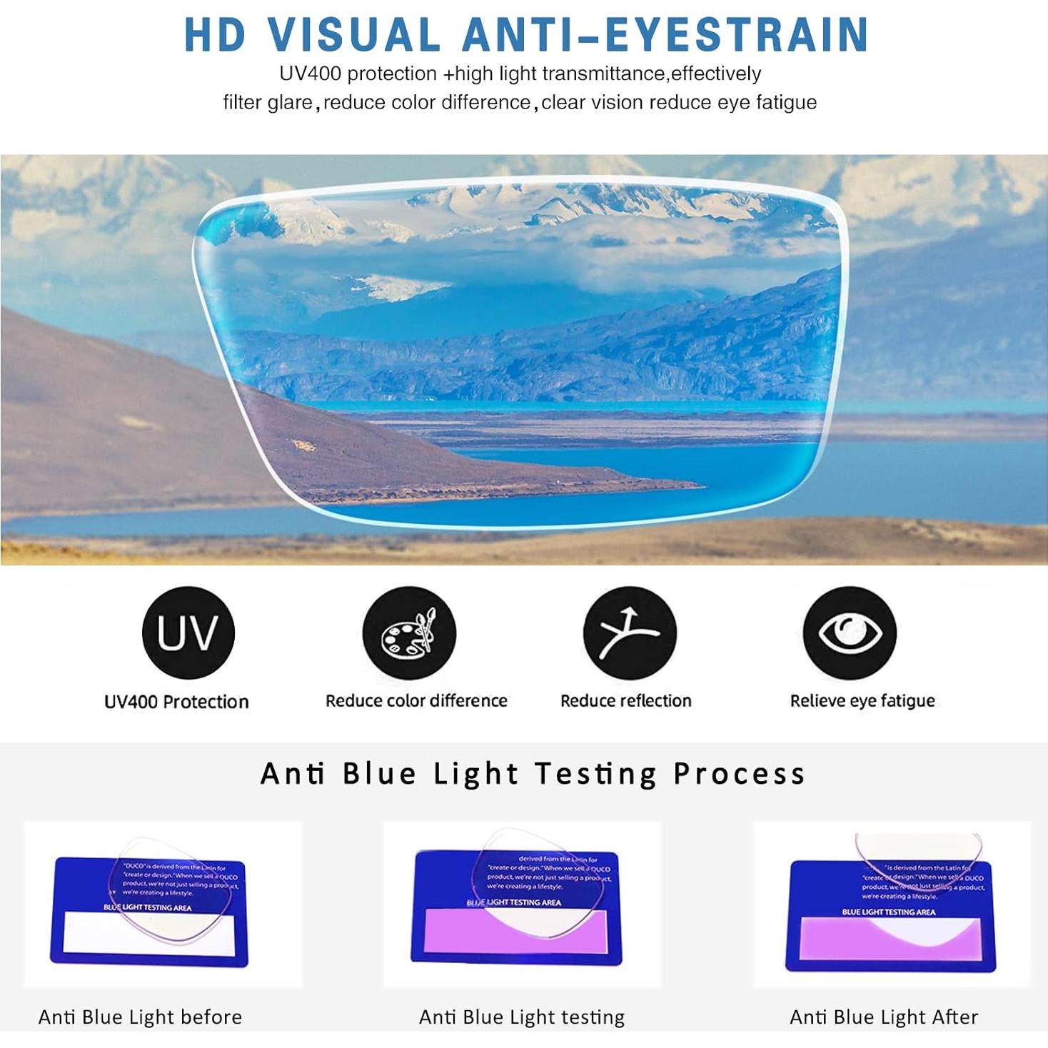 Gafas de Lectura Henotin 5-Pack Anti Luz Azul 2.5D