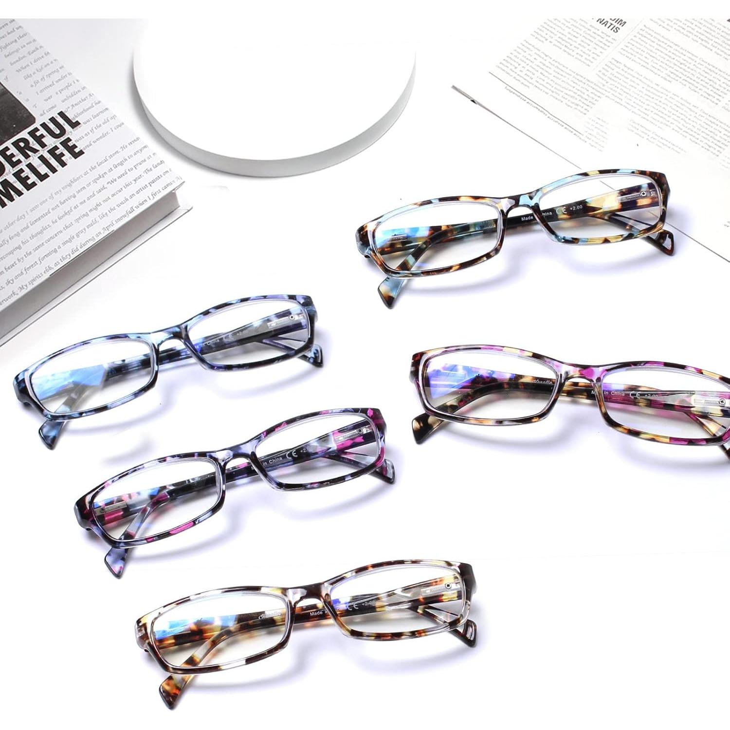 Gafas de Lectura Henotin 5-Pack Anti Luz Azul 2.0D