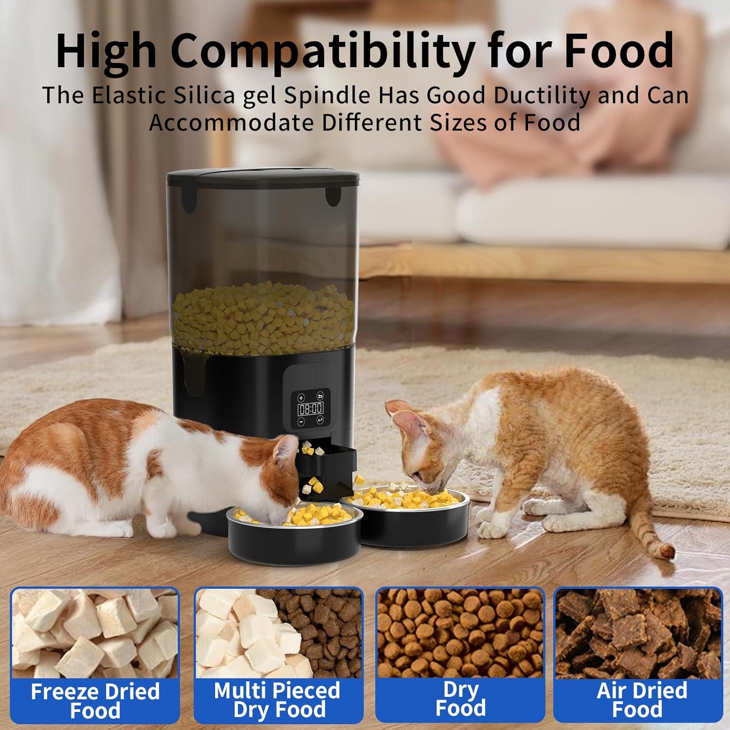 Dispensador Automático de Comida para Gatos PAPIFEED 7L