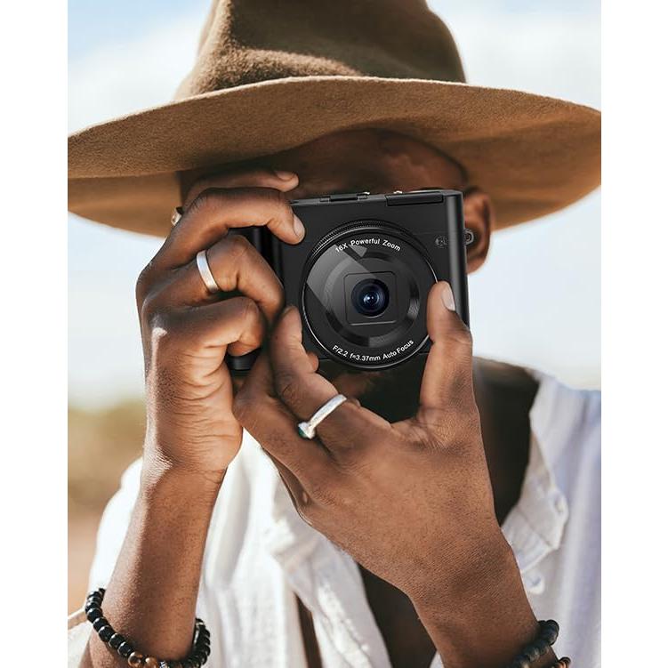 Cámara Digital 4K Zostuic 64MP con Pantalla 3'' y Flash