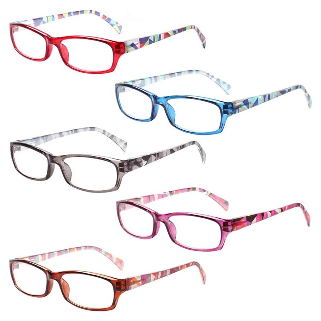 Gafas de lectura Henotin 5-Pack UV400 anti-fatiga ocular