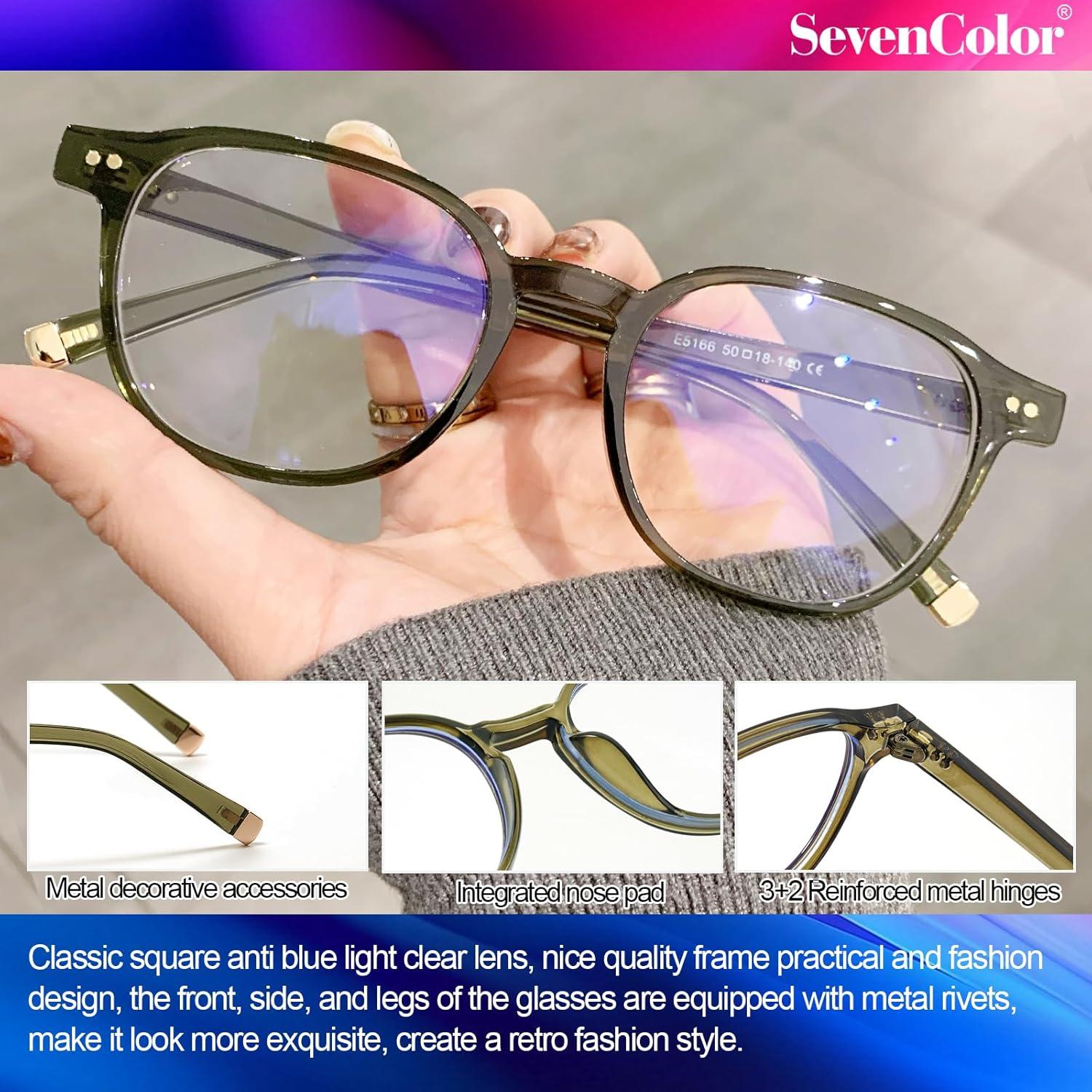 Gafas Cuadradas SevenColor SC2505 con Filtro Luz Azul