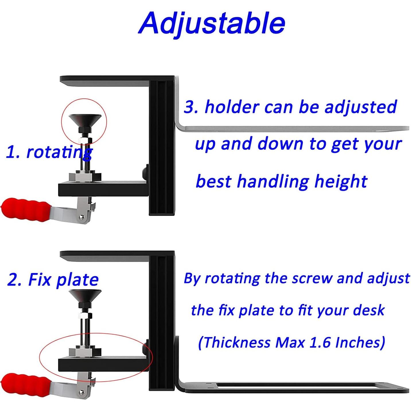 Soporte de Escritorio WELLMETE para Joystick G Extreme 3D Pro