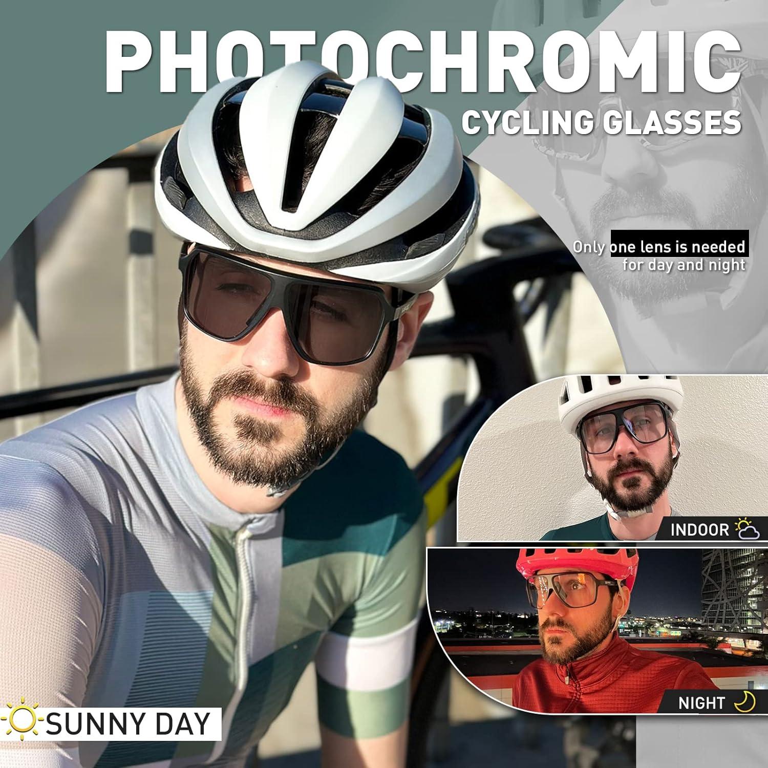 Gafas de Ciclismo Fotoquímicas KAPVOE UV400 Unisex