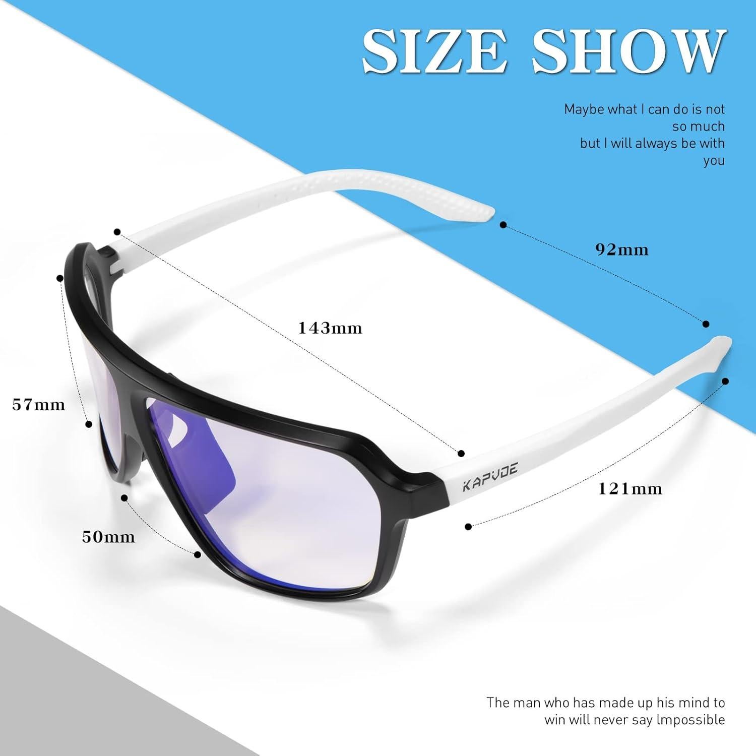 Gafas de Ciclismo KAPVOE Fotoquímicas UV400 para Adultos