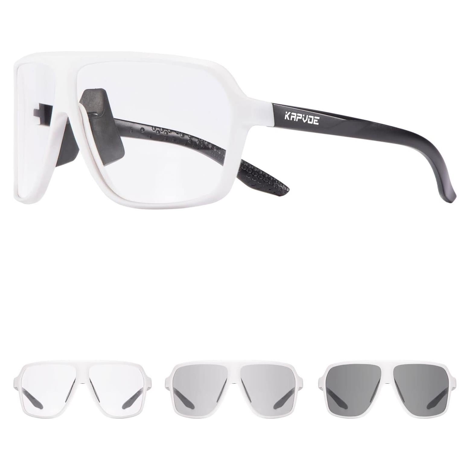 Gafas de Ciclismo KAPVOE Fotoquímicas UV400 para Adultos