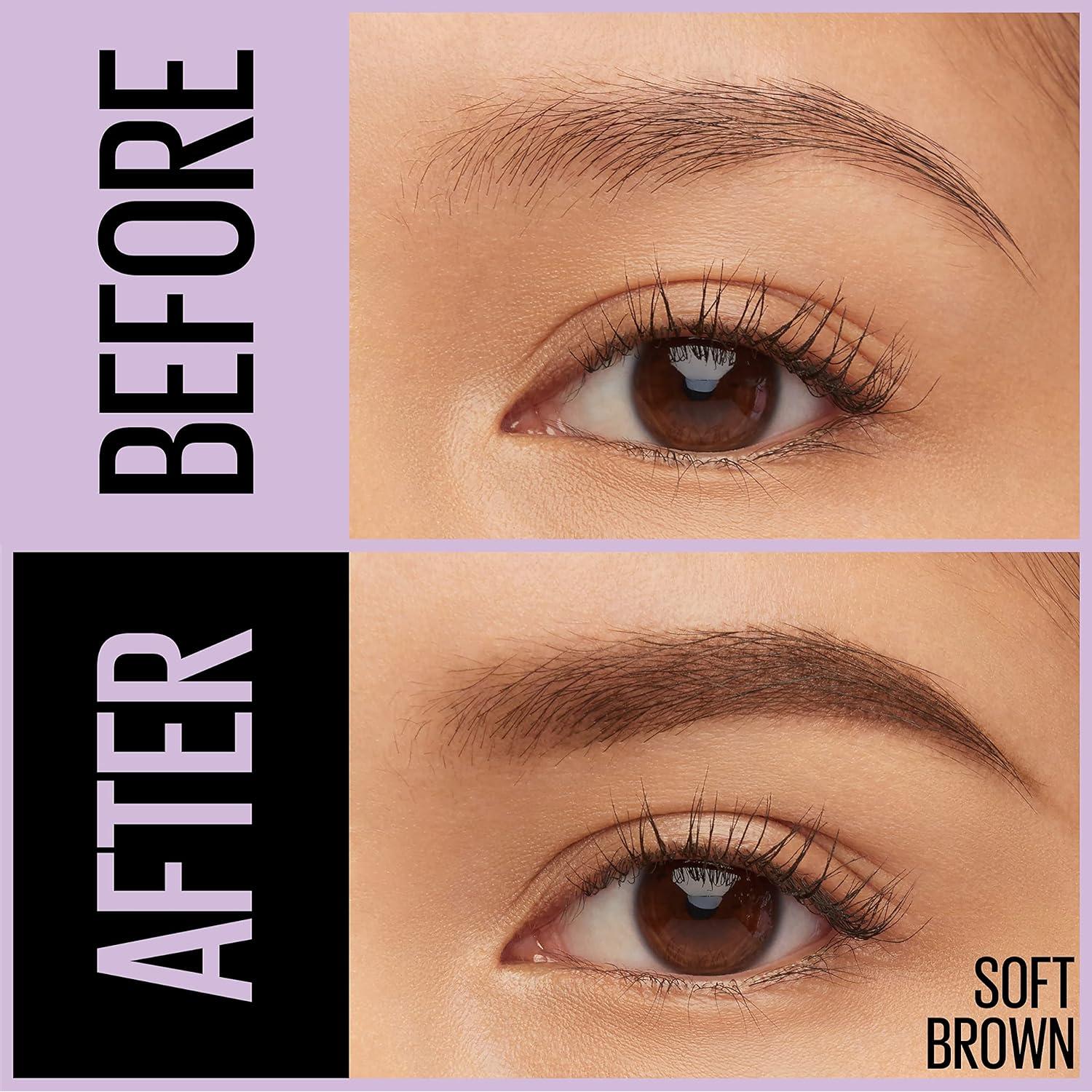 Lápiz y Polvo para Cejas Maybelline 2-en-1 Marrón Suave 0.59 ml