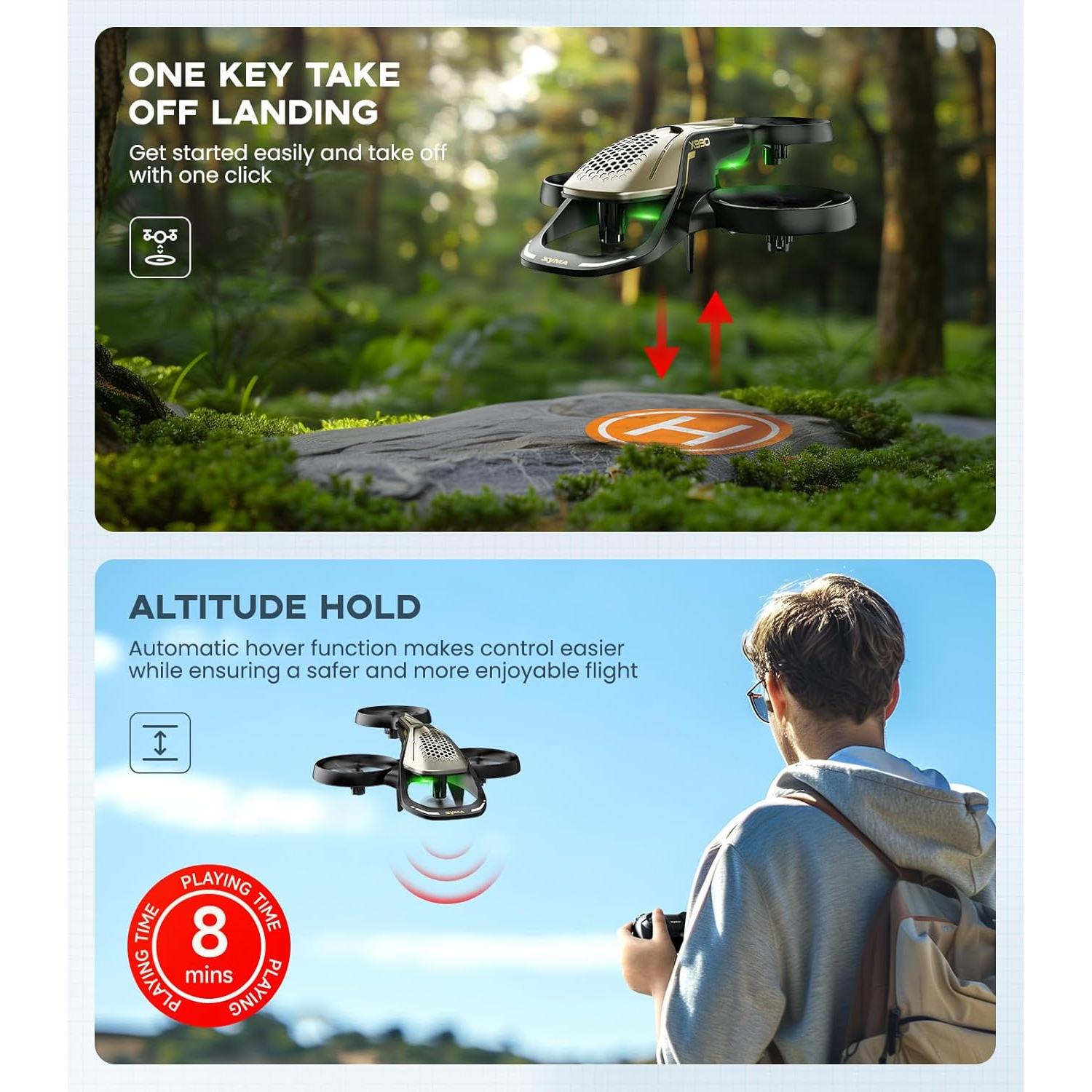 Helicóptero RC SYMA X990 Acrobático para Niños 23 cm