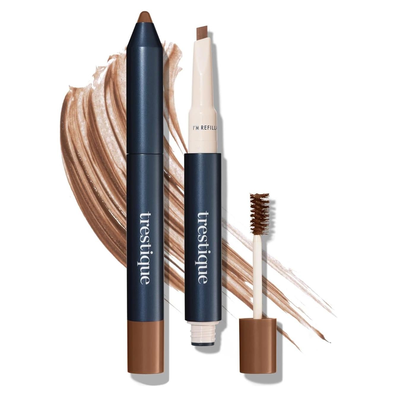 Lápiz de Cejas y Gel TreStique Recargable 2-en-1