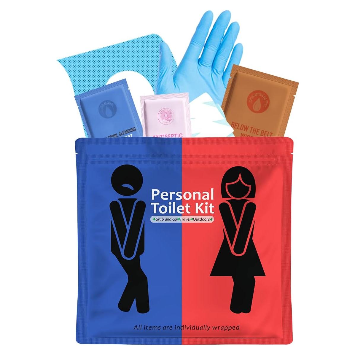 Kit de Baño Portátil pH Advantage con Papel Higiénico