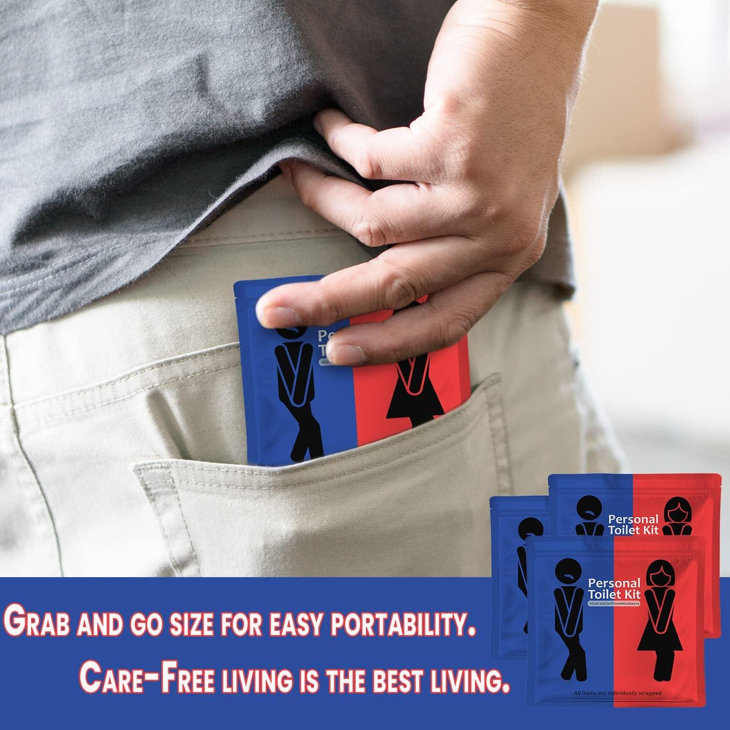 Kit de Baño Portátil pH Advantage con Papel Higiénico