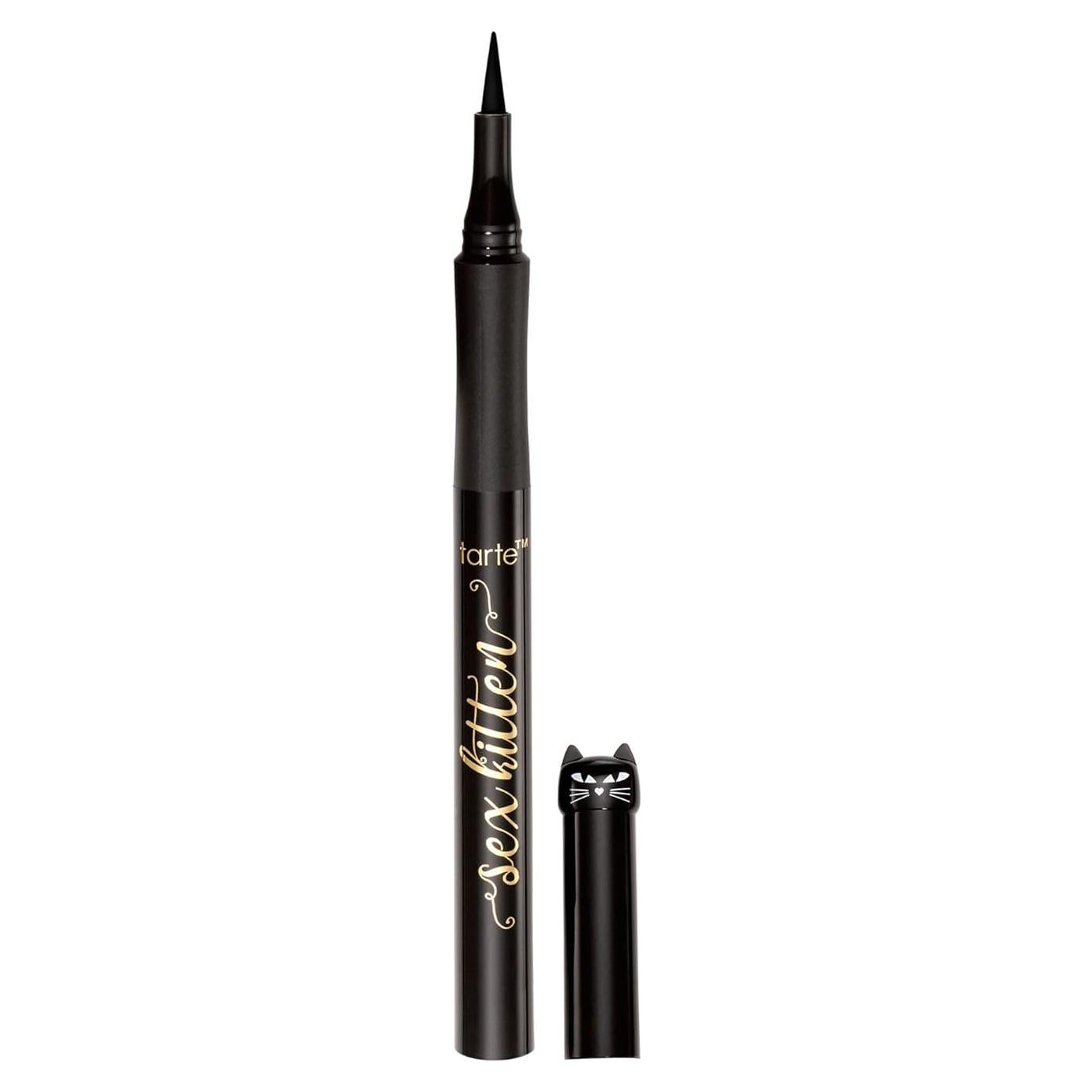 Eyeliner Líquido Tarte Sex Kitten Negro - Impermeable, Vegano