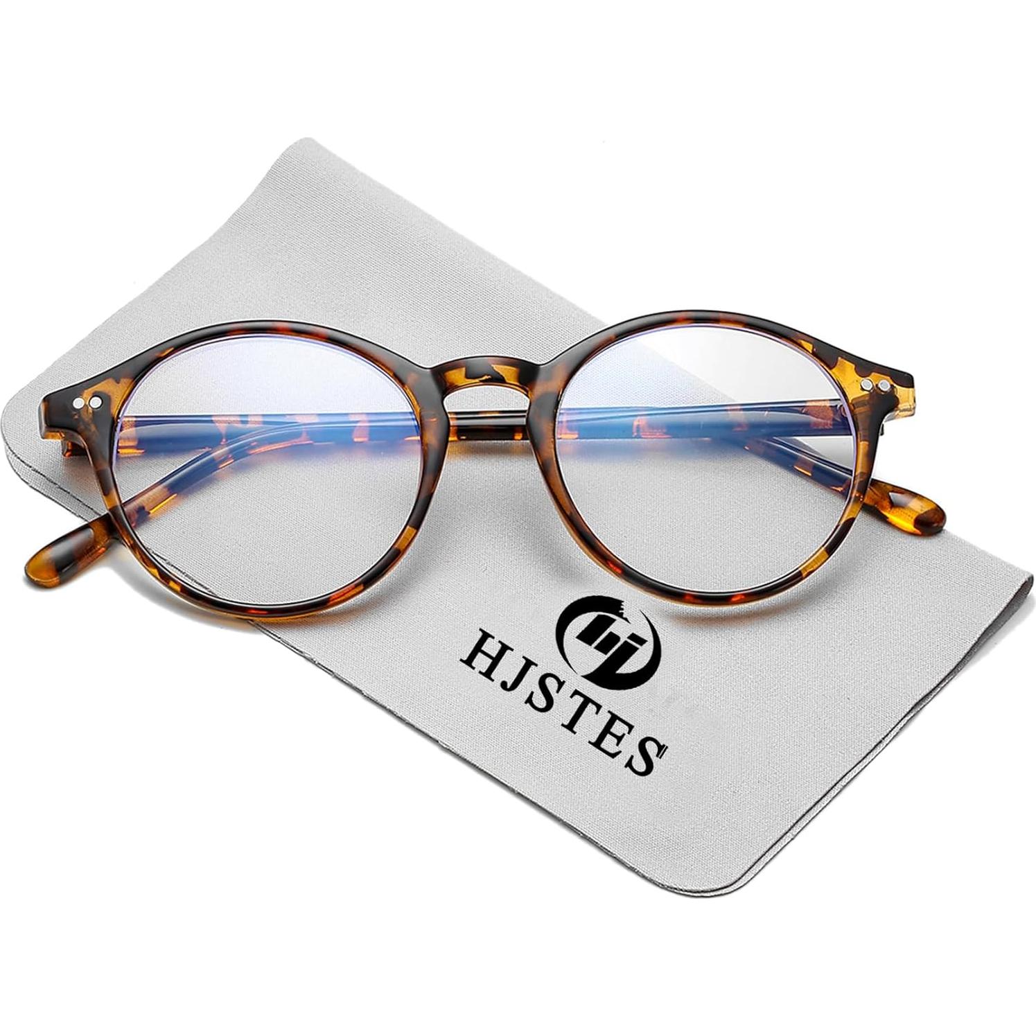 Gafas Vintage Bloqueo Luz Azul HJSTES Unisex 52mm 2 Paquete