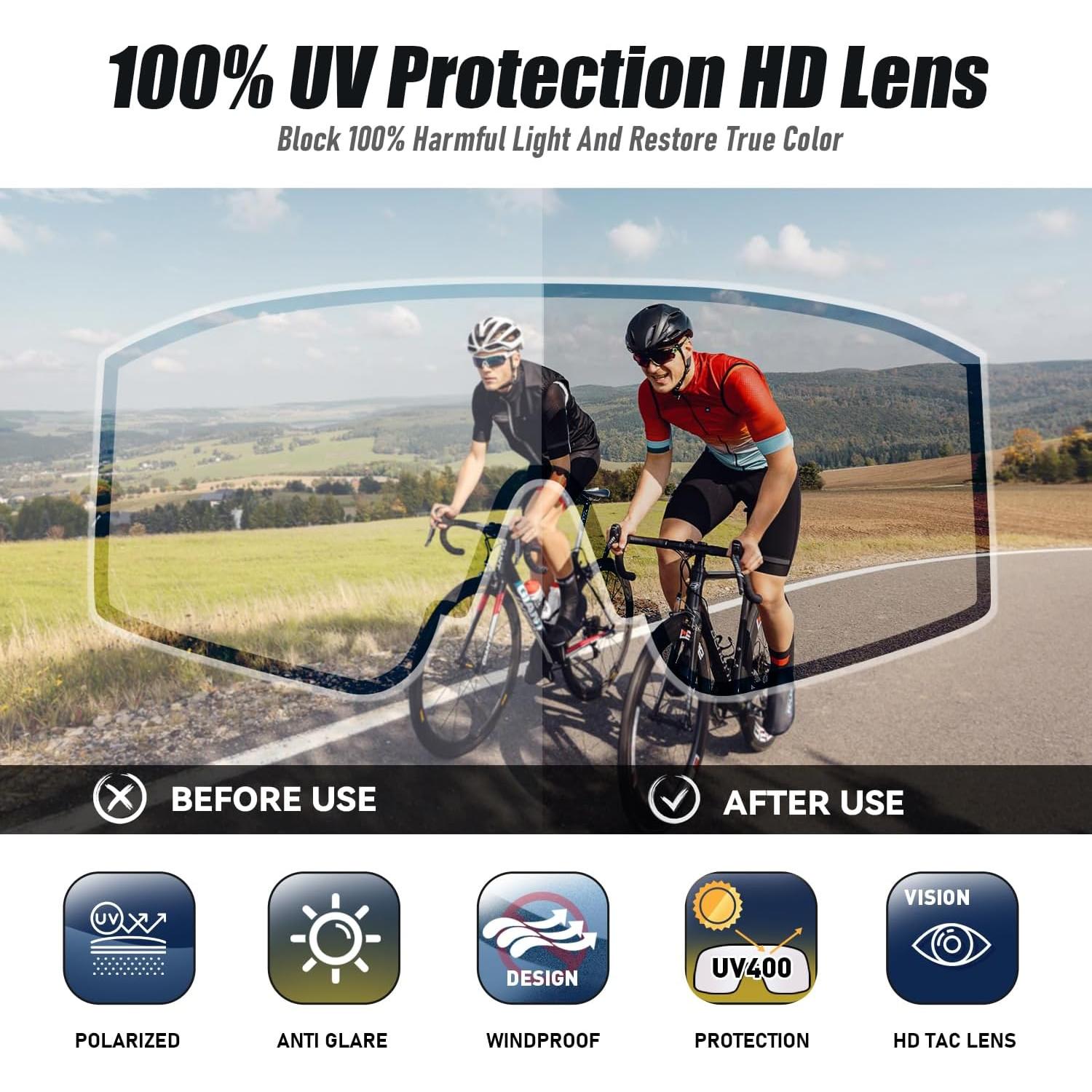 Gafas de sol deportivas DUCO DC0030 polarizadas UV400