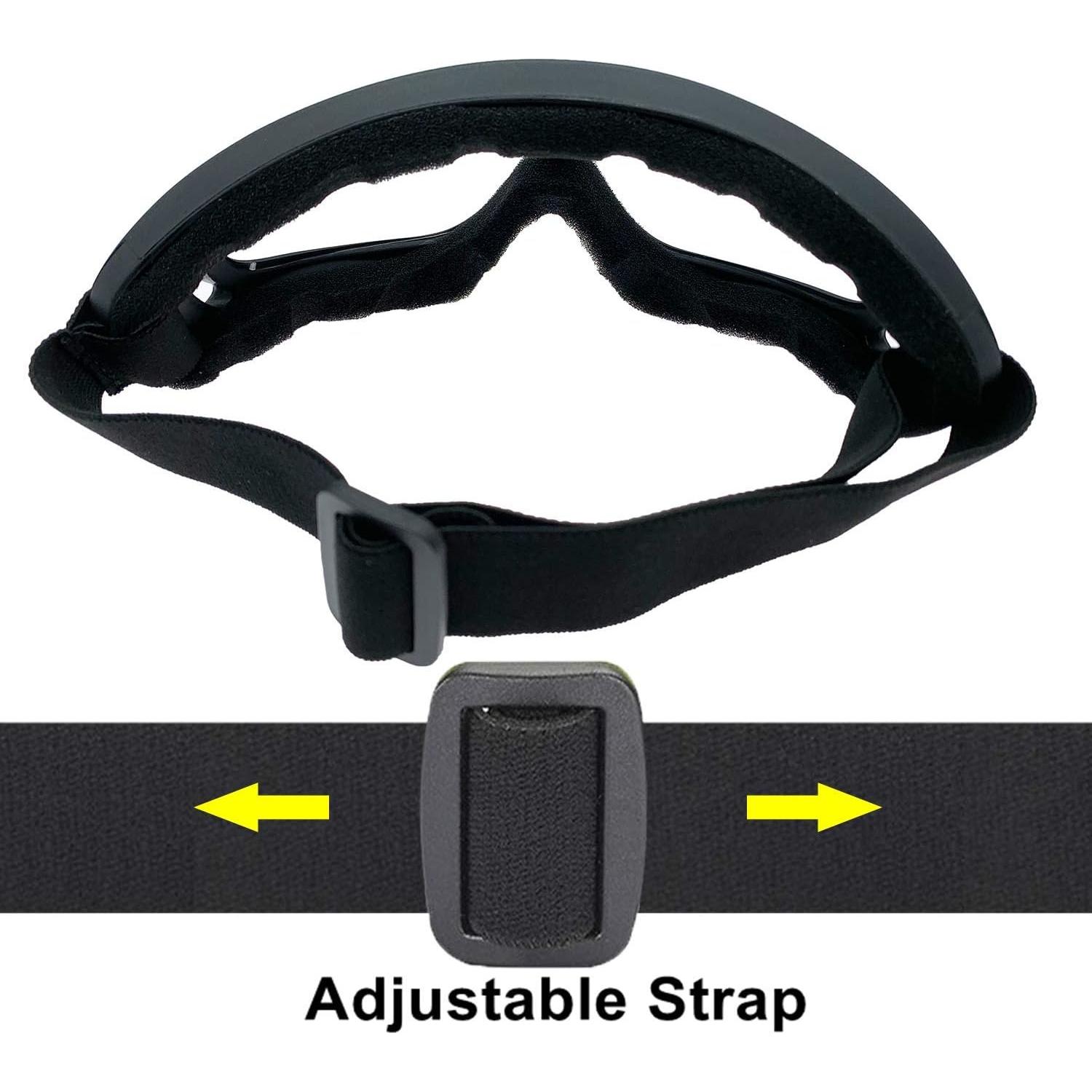 Gafas de Motocicleta LJDJ con 4 Máscaras Transpirables