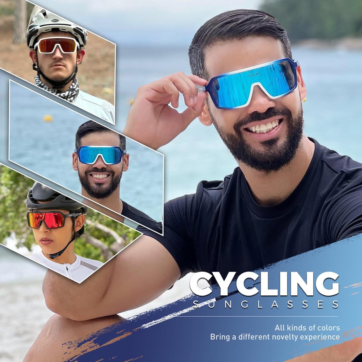 Gafas de Ciclismo Polarizadas SCVCN S61 UV400 Antideslizantes