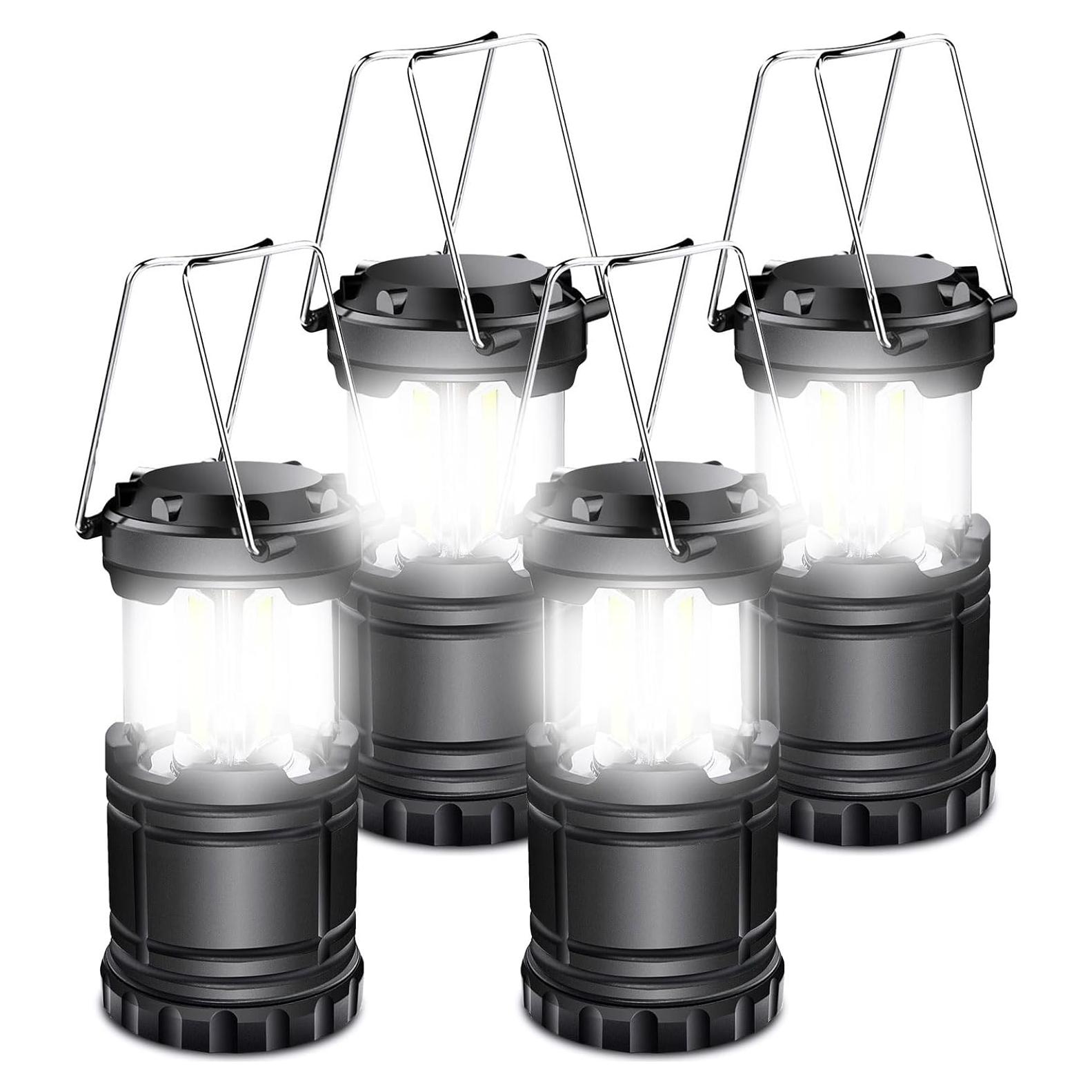 Linterna LED EXTRASTAR 4 Pcs Compactas para Camping