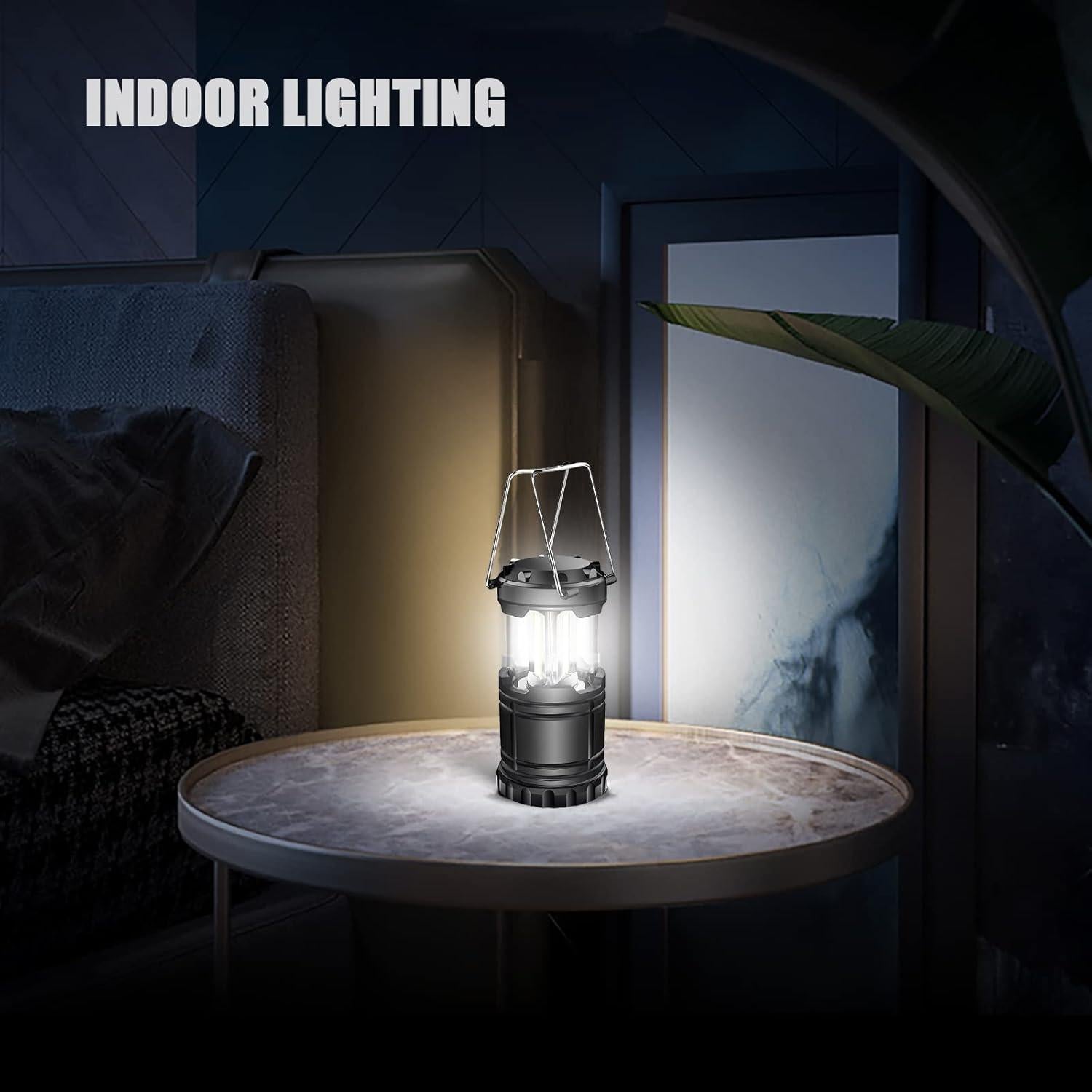 Linterna LED EXTRASTAR 4 Pcs Compactas para Camping