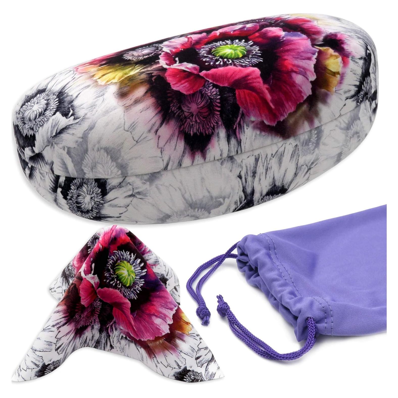 Funda Dura para Gafas MyEyeglassCase Grande Floral