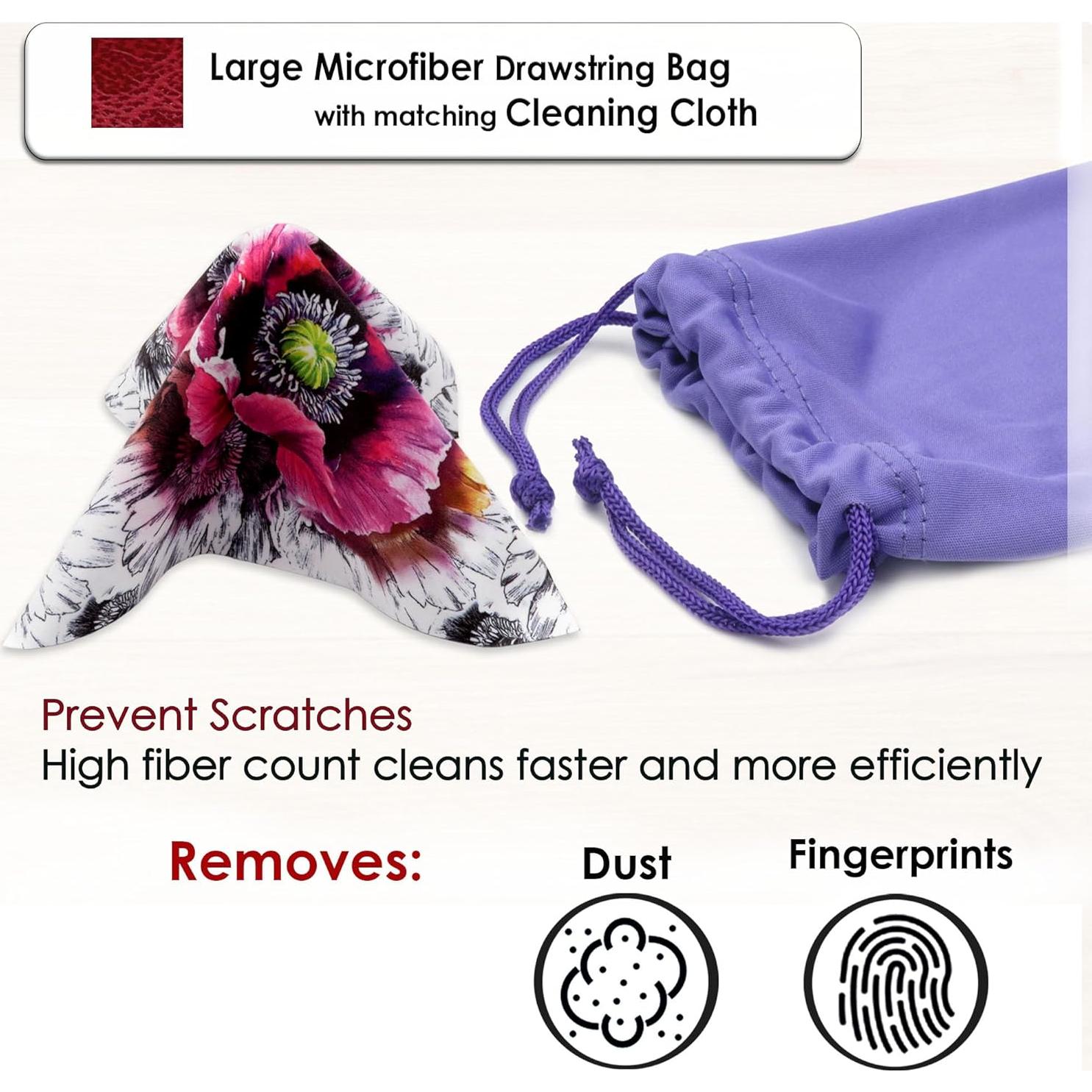 Funda Dura para Gafas MyEyeglassCase Grande Floral