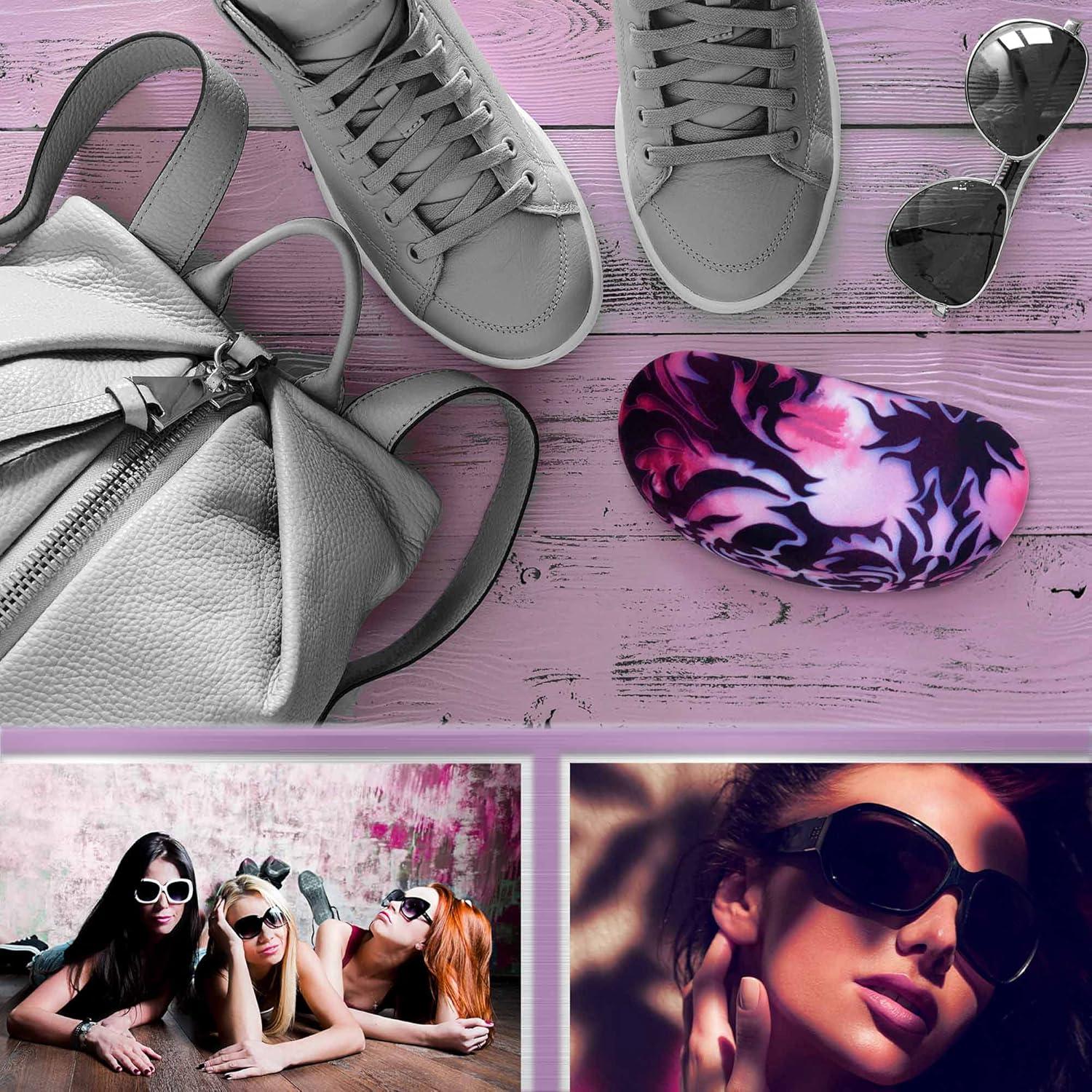 Funda Dura Grande para Gafas de Sol MyEyeglassCase Damasco