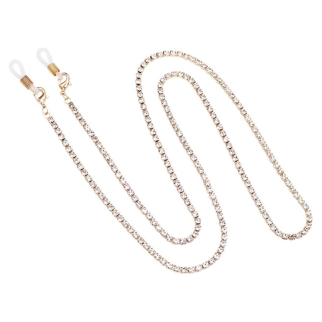 Cadena para Gafas de Lectura Rosemarie 72.39 cm con Rhinestones