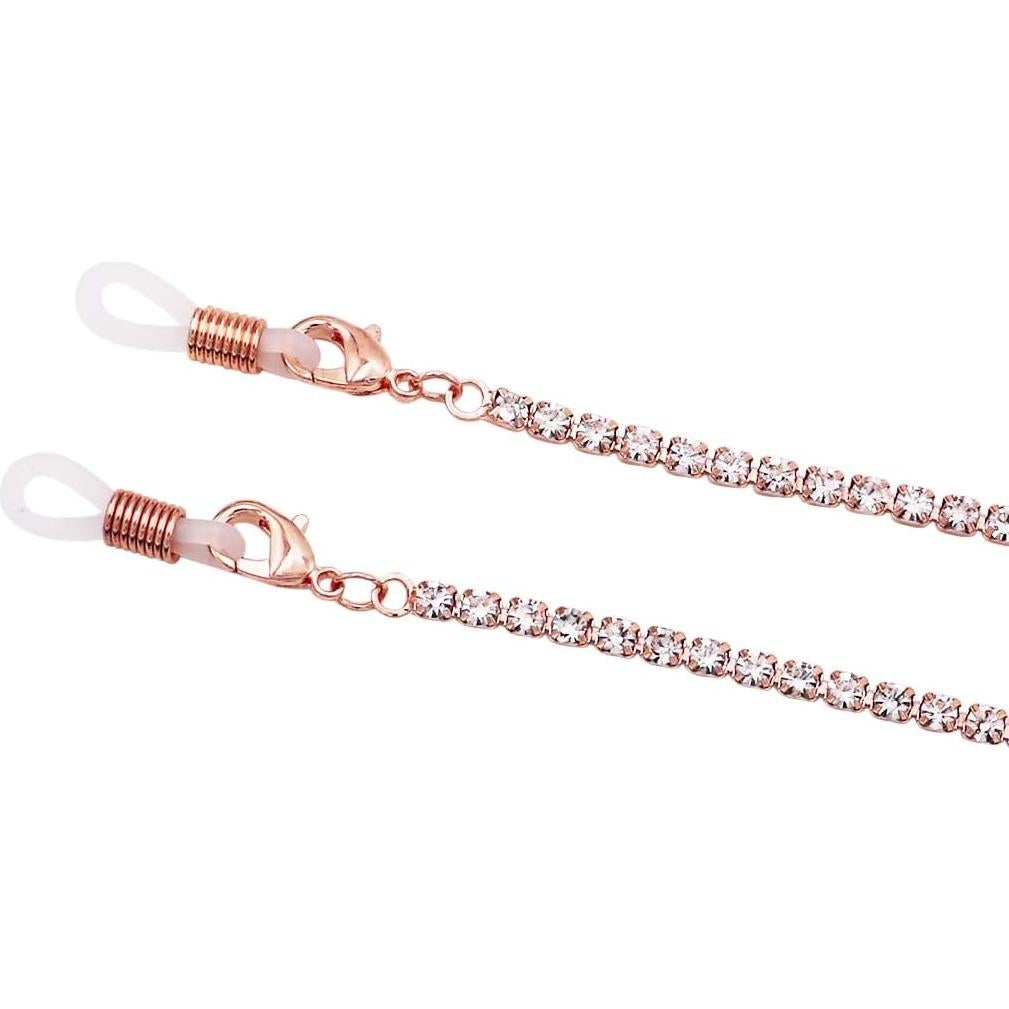 Cadena para Gafas Rosemarie Collections con Strass 72 cm