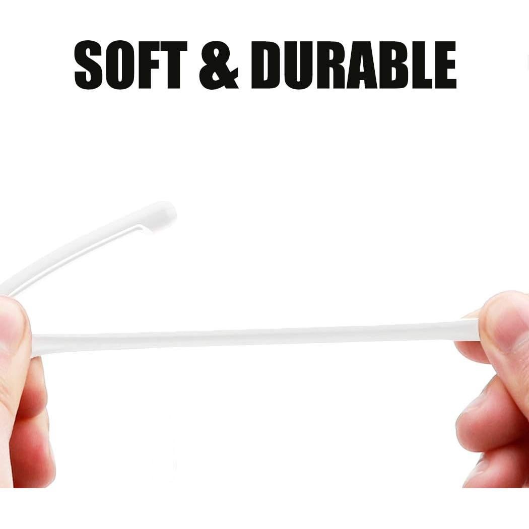 Ganchos de Silicona para Gafas EG-00 Antideslizantes Blancos