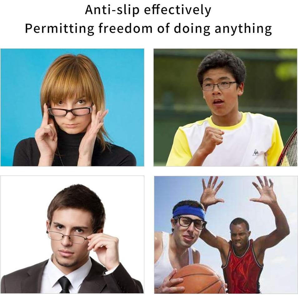 20 Pares Ganchos Silicona Antideslizantes para Gafas