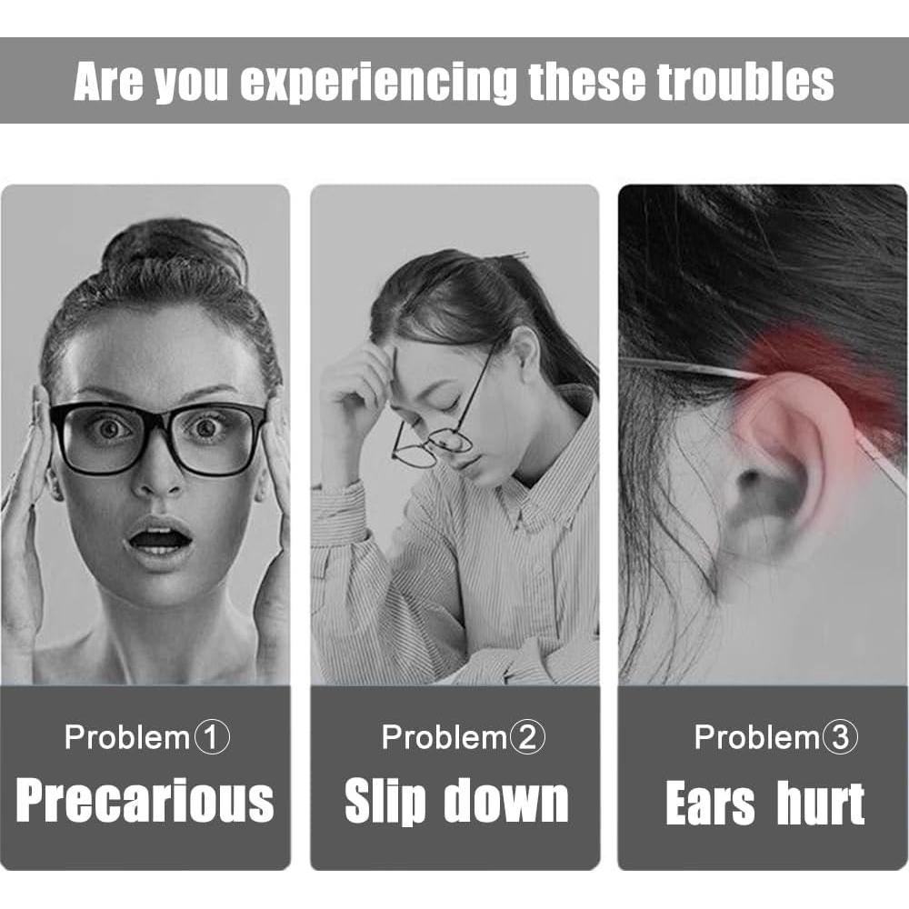 2 Pares Almohadillas Silicona IYOOH Antideslizantes Gafas