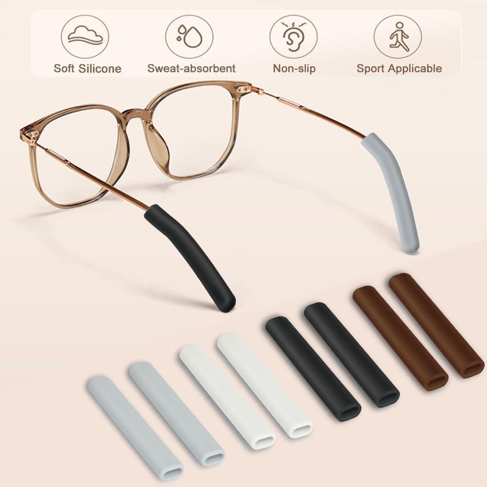 4 Pares Almohadillas Silicona Gafas IYOOH Antideslizantes