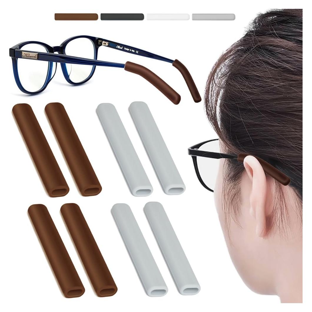 4 Pares Almohadillas Silicona Gafas IYOOH Antideslizantes