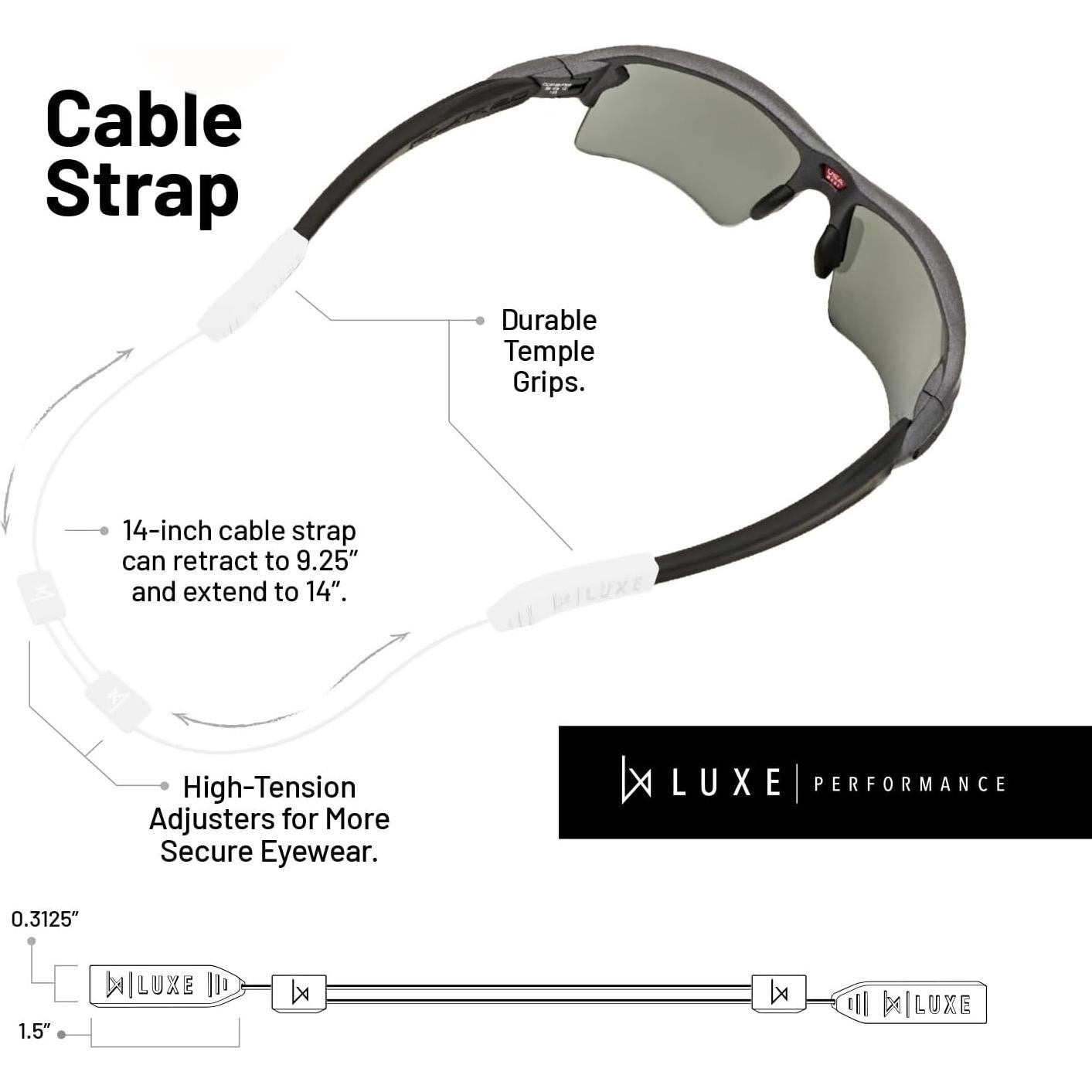 Correa para Gafas Luxe Performance CableStrap Ajustable