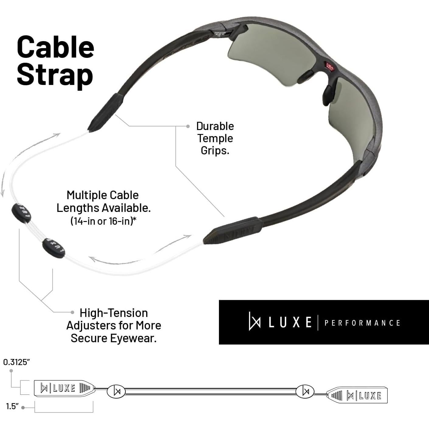 Correa para Gafas Luxe Performance CableStrap Ajustable